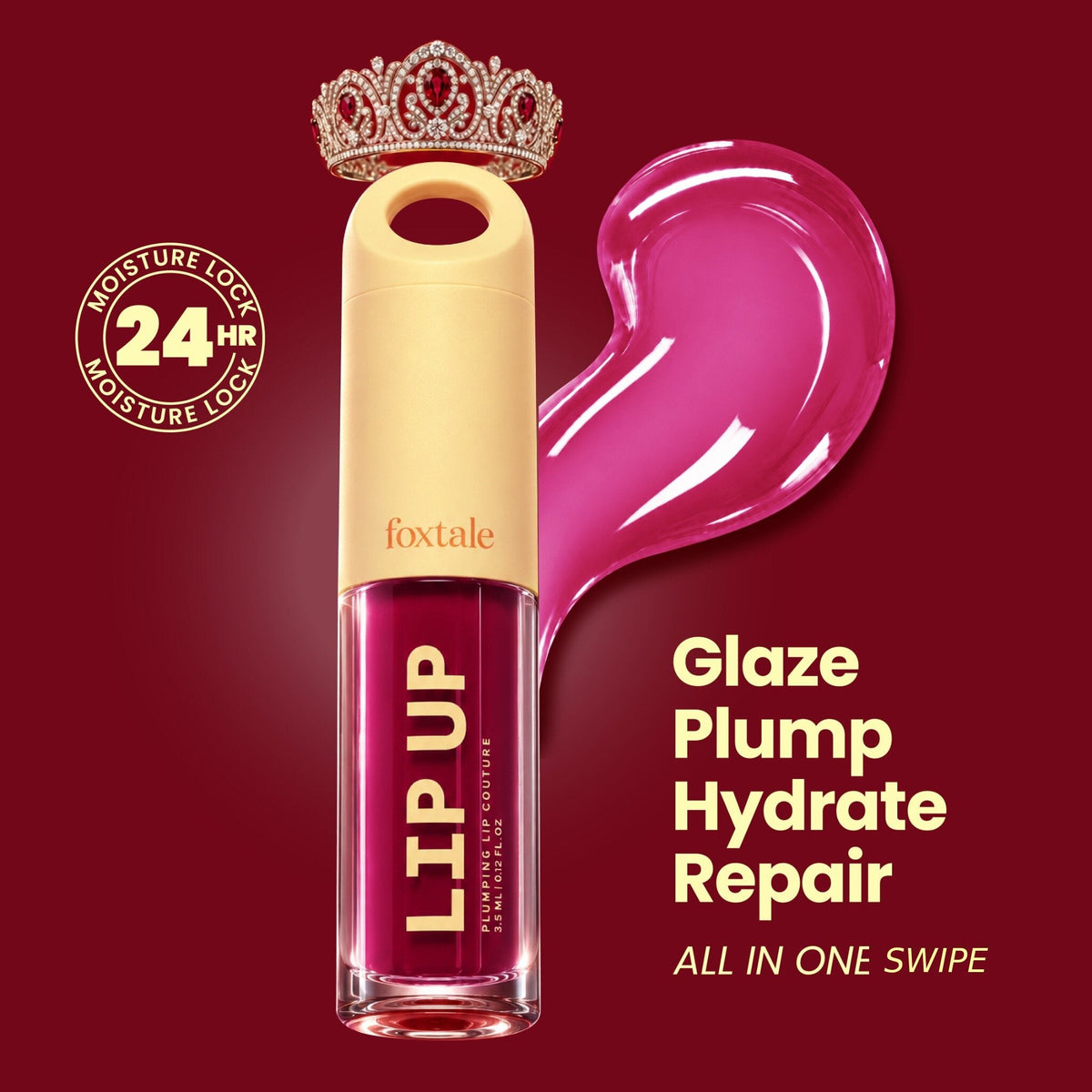 Foxtale Lip Up Plumping Lip Balm For Glazed Lips