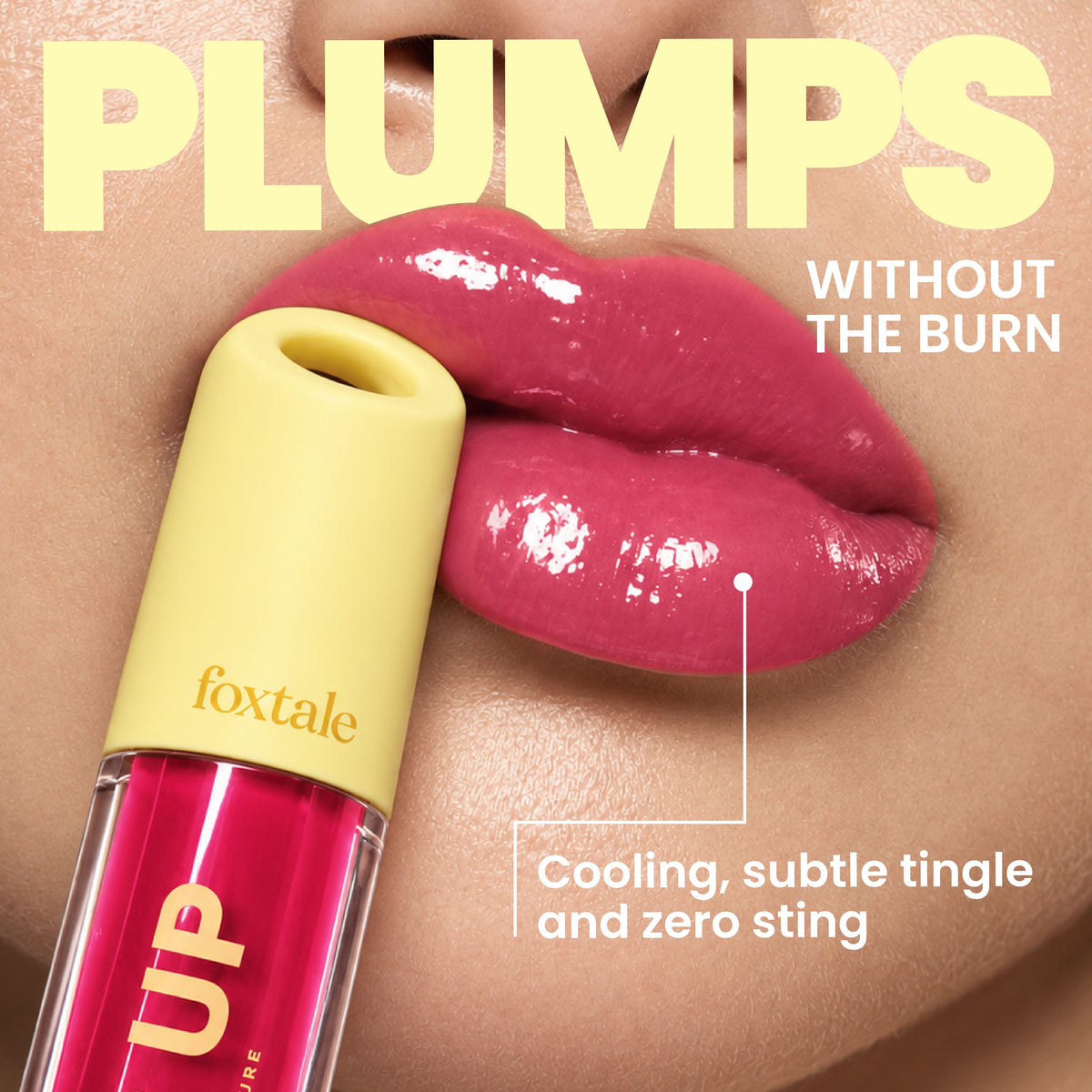 Foxtale Lip Up Plumping Lip Balm For Glazed Lips