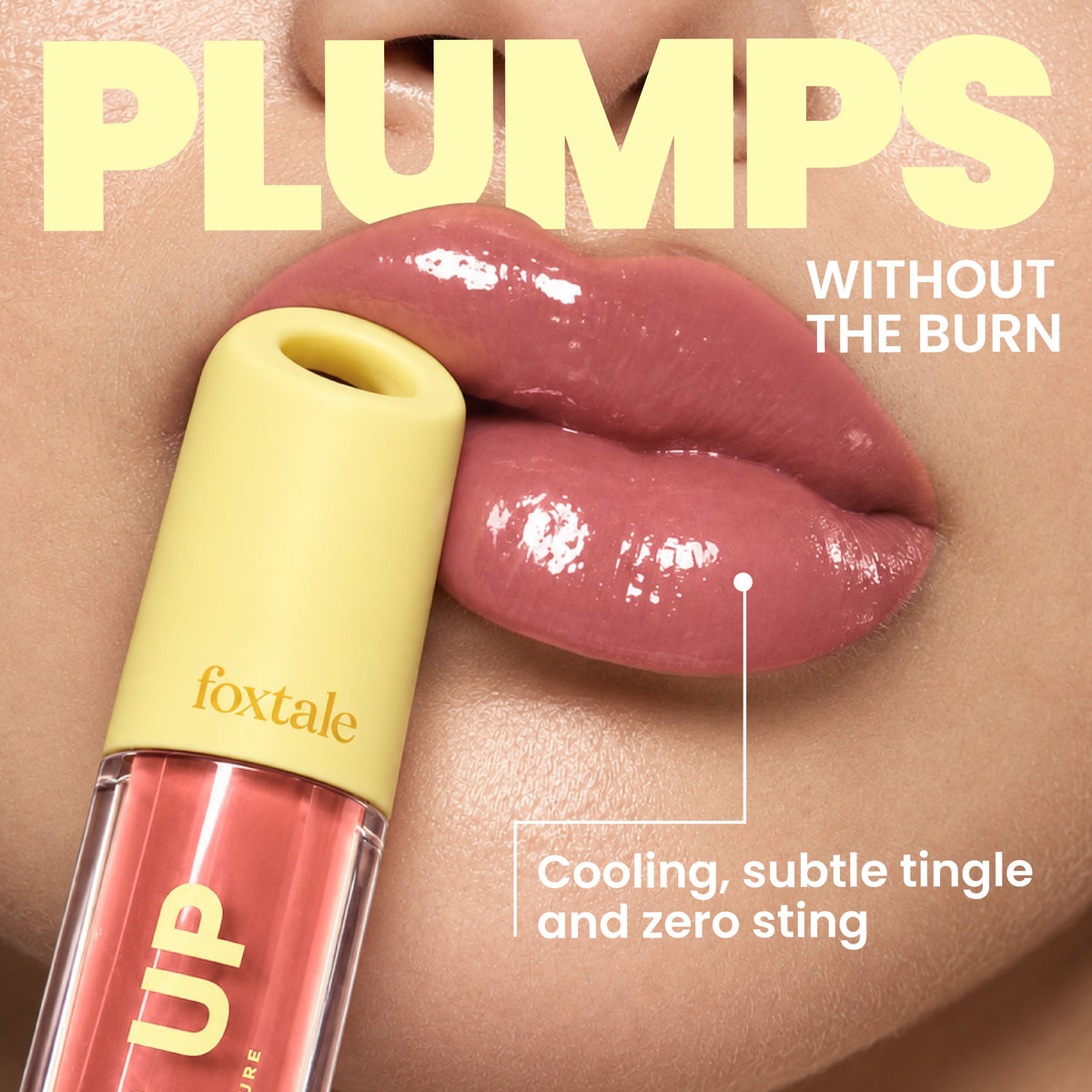 Foxtale Lip Up Plumping Lip Balm For Glazed Lips