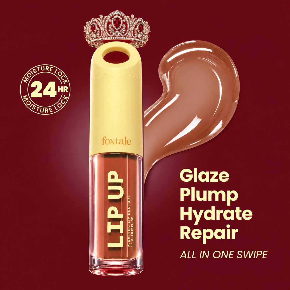 Foxtale Lip Up Plumping Lip Balm For Glazed Lips