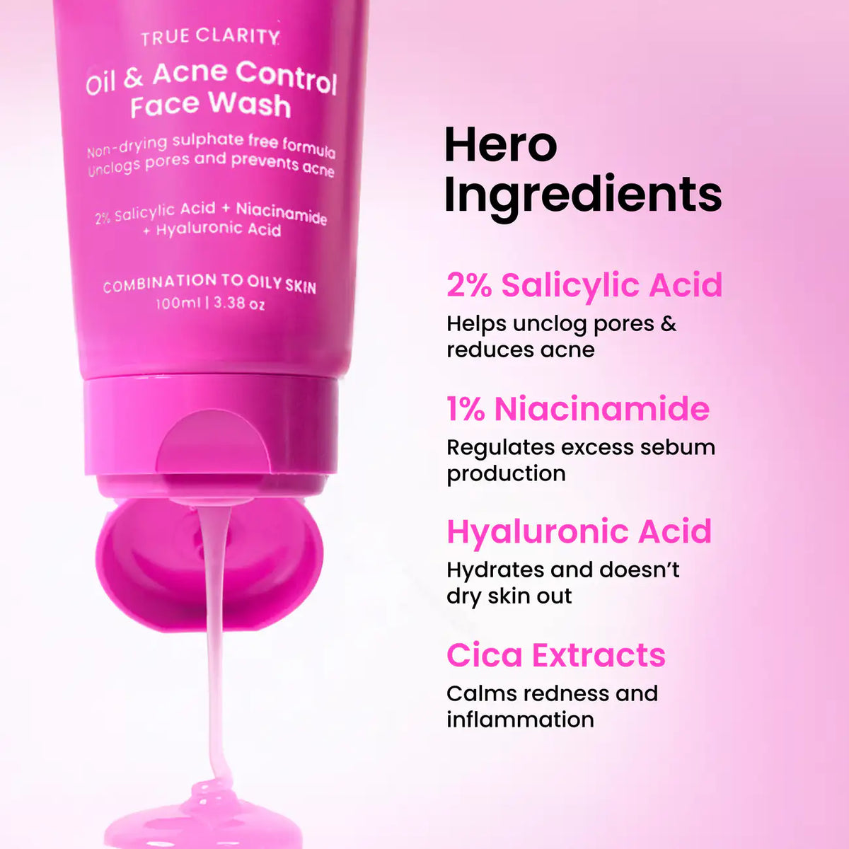 Foxtale Super Glow Face Wash + Oil & Acne Control Face Wash (combo)