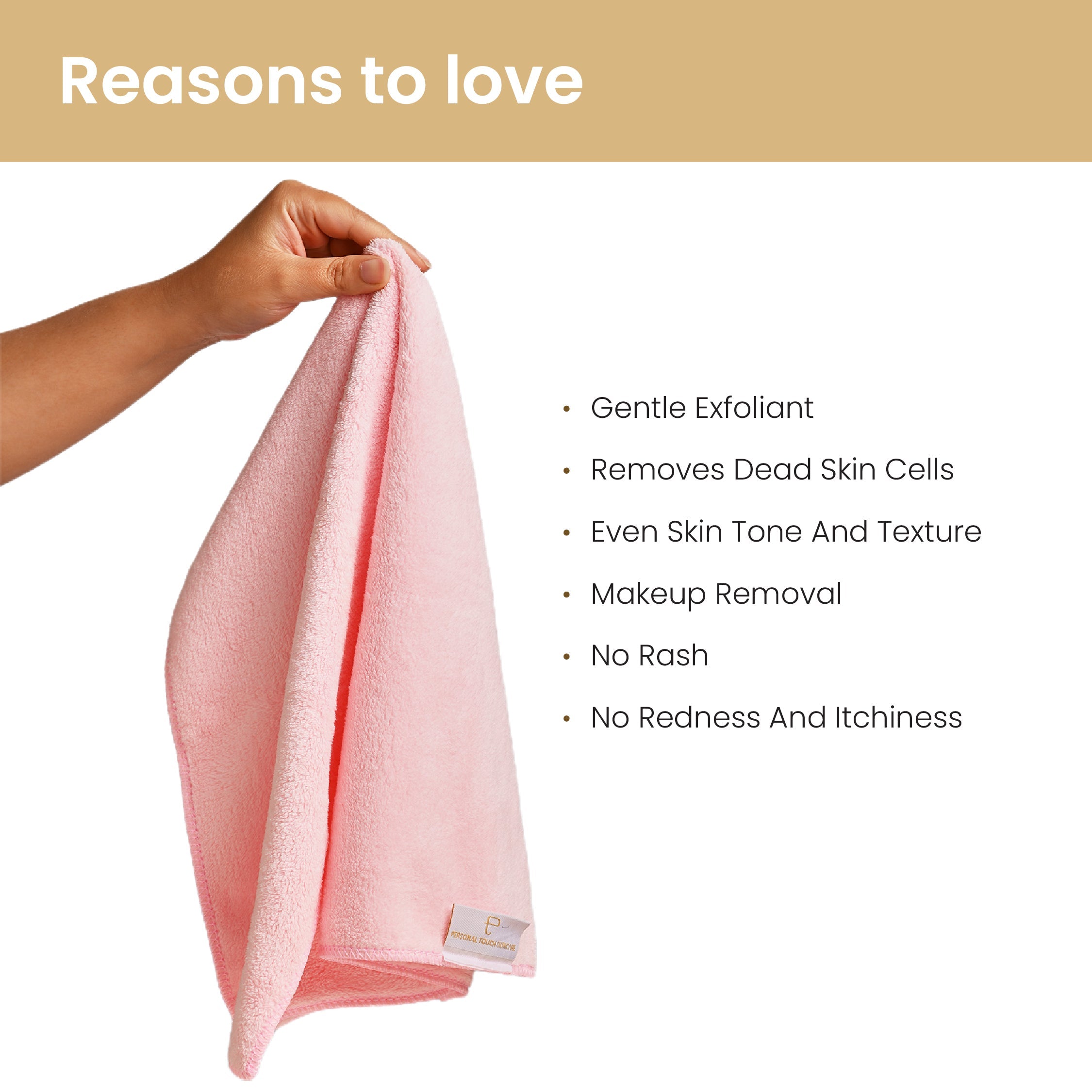 Personal Touch Feel Me Microfiber Face Cloth - Sky Blue