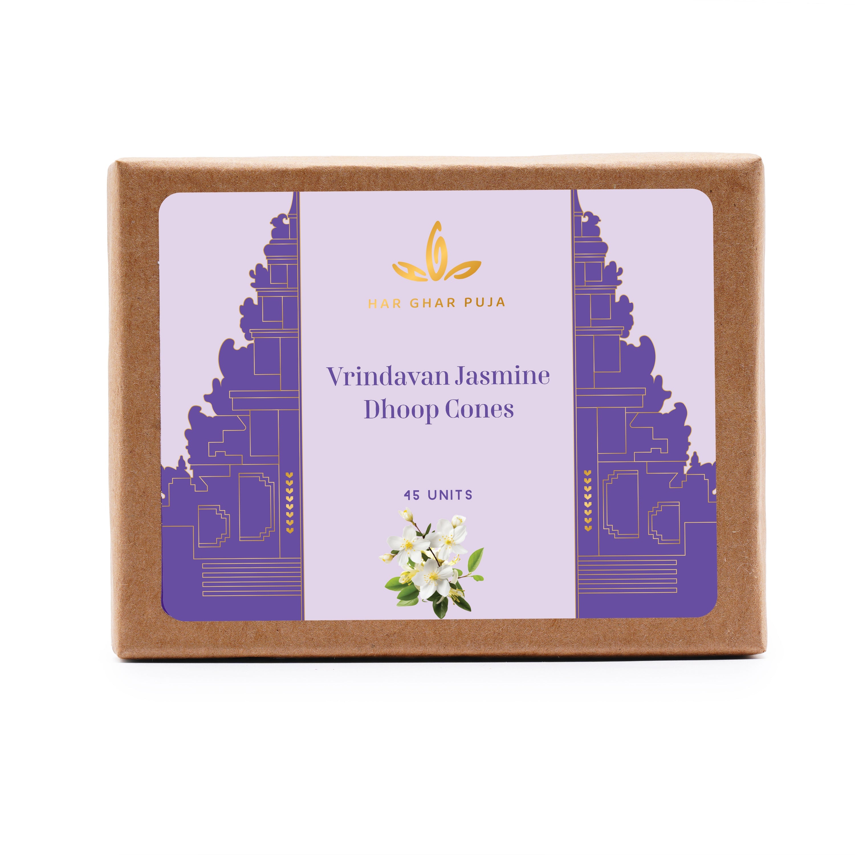 Har Ghar Puja Vrindavan Jasmine Dhoop Cones