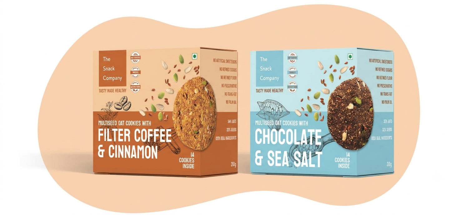 The Snack Company Multi Seed & Oats Cookies Combo