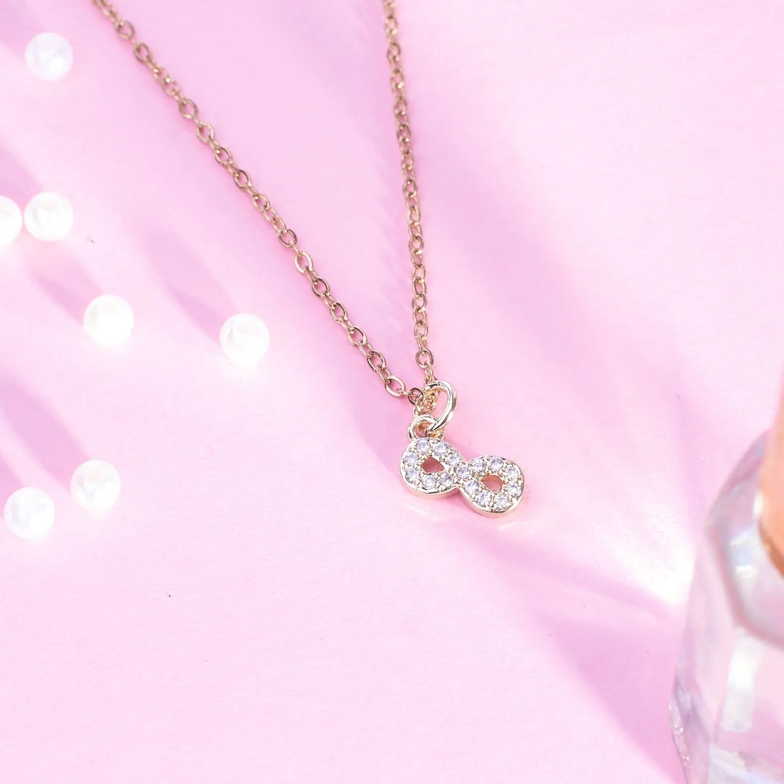 Salty Infinity Charm Necklace