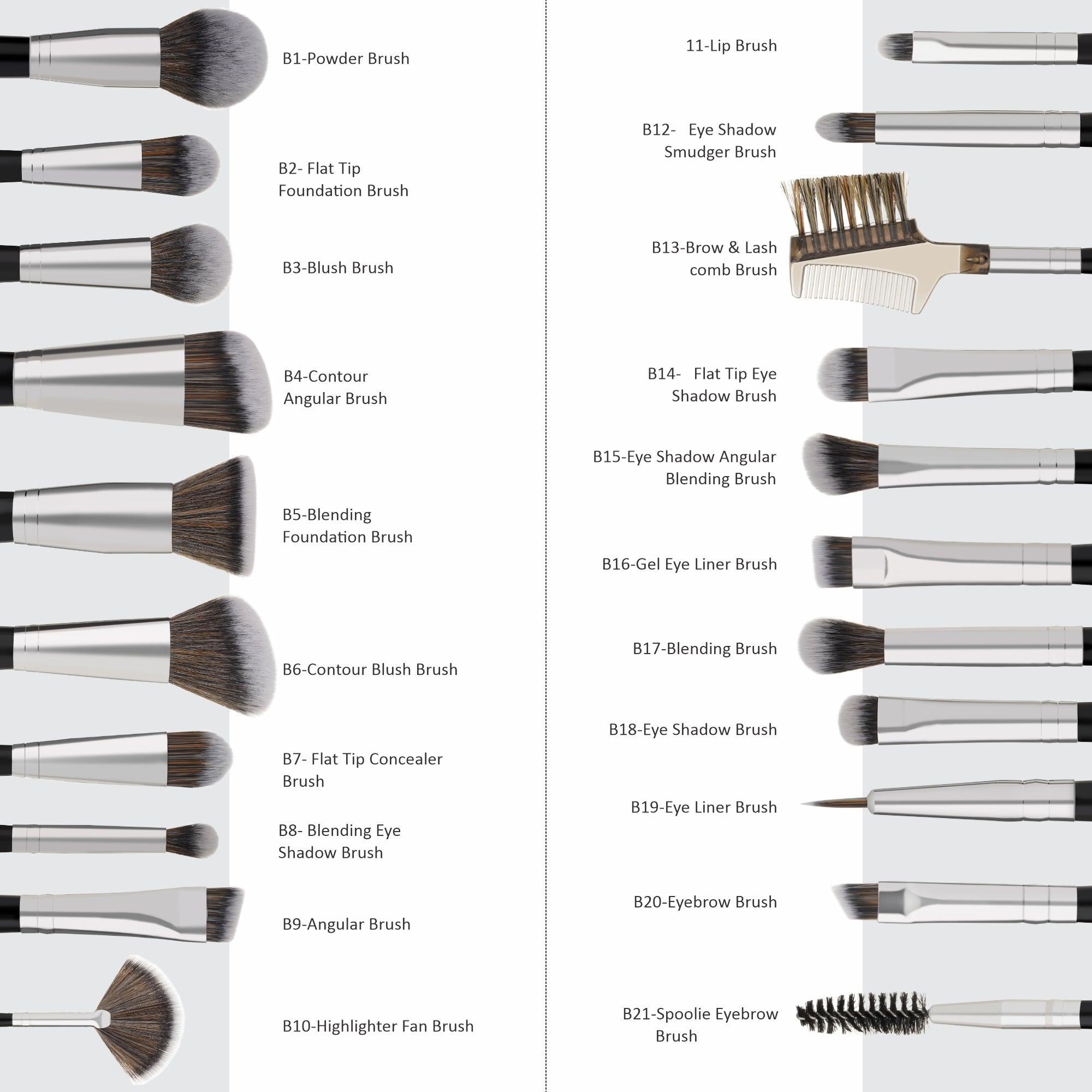 Swiss Beauty Professional Series Makeup Brush 20 Piece Set