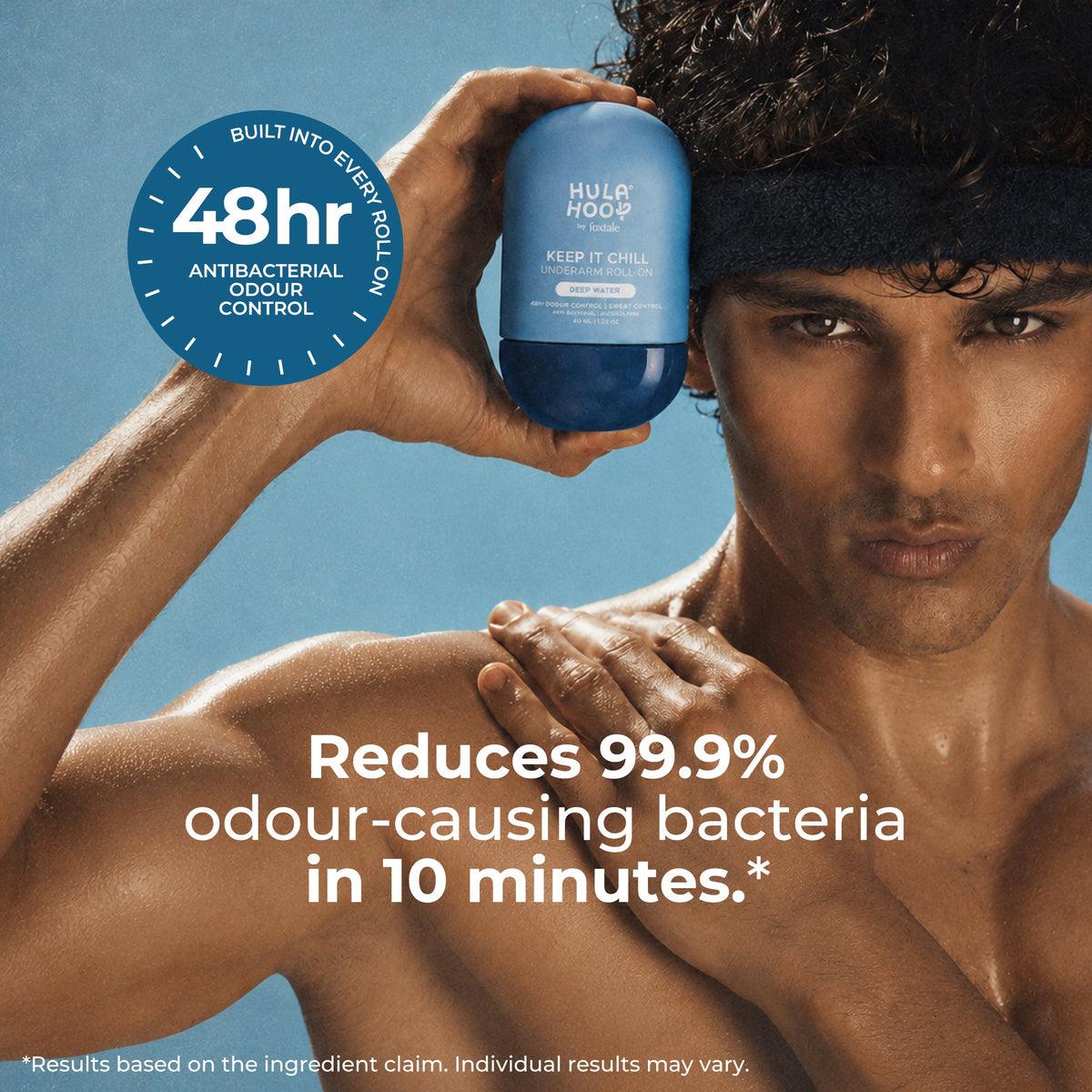 Foxtale Hula Hoop Men’s Roll-On Deodorant for Sweat & Odour Control