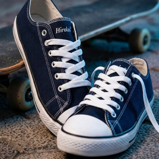 Hirolas Men's vulcanised Skateboard Sneaker Shoes