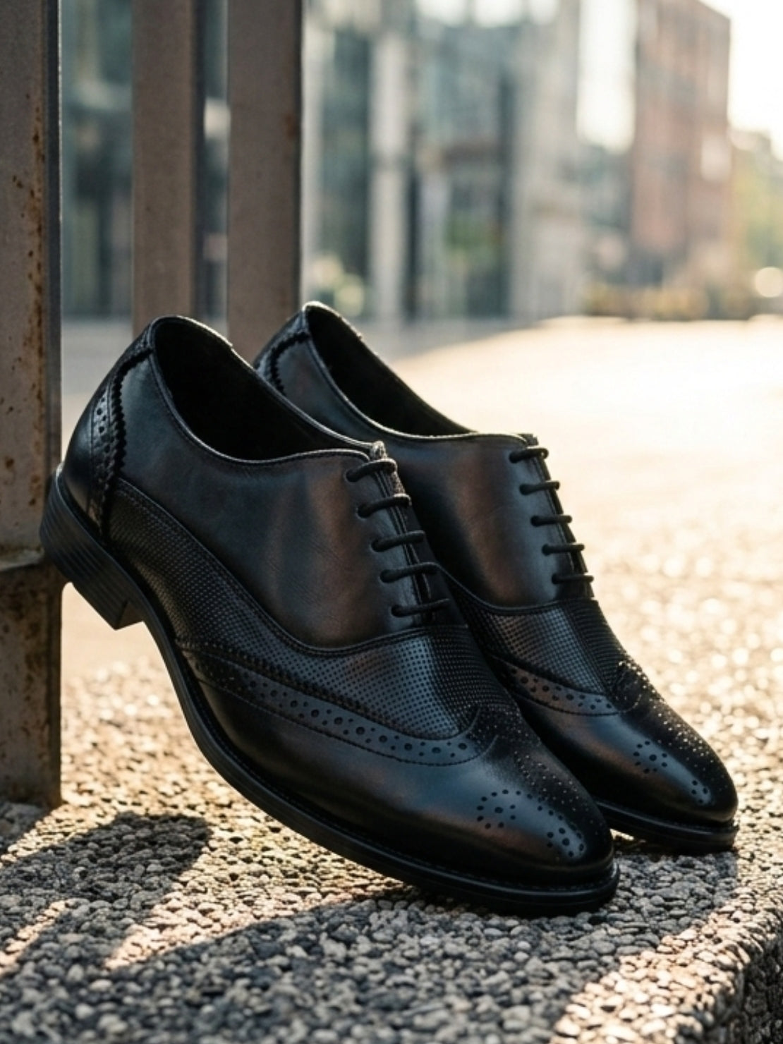 Hirolas Men's Executive Genuine Leather Formal Shoes