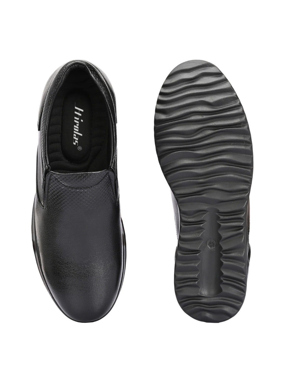 Hirolas Men's FeatherWalk Lightweight Semi Formal Slip-On Shoes