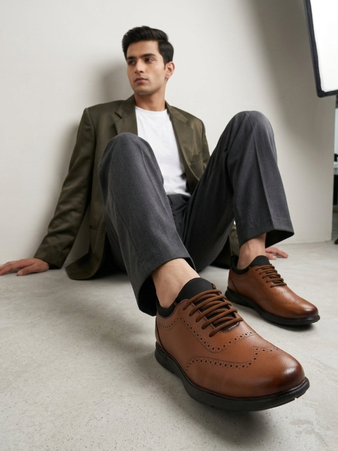 Hirolas Men's FeatherWalk Lightweight Semi Formal Shoes