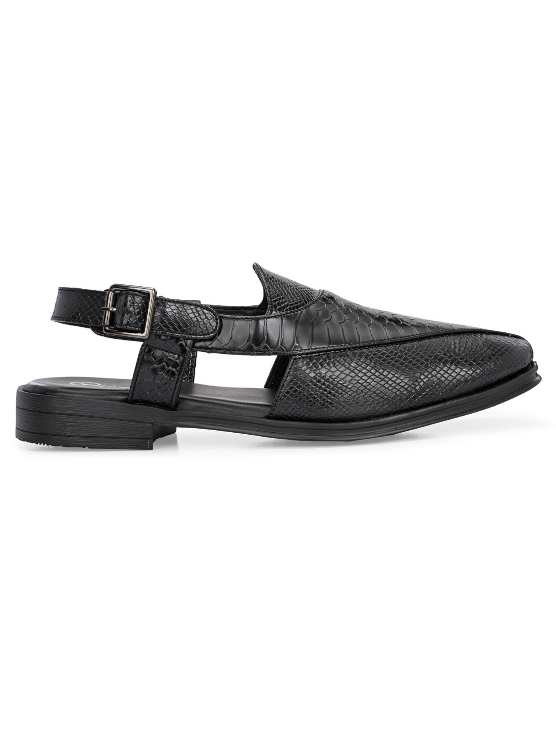 Hirolas Men's Peshawari Shoe Style Vegan Leather Roman Ethnic Sandal