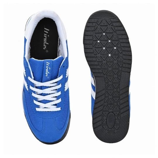 Hirolas Men's Grey Running Shoes Mesh Sneaker