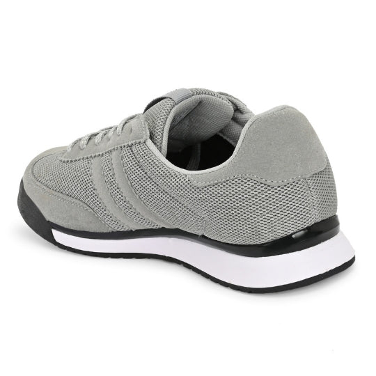 Hirolas Men's Grey Running Shoes Mesh Sneaker