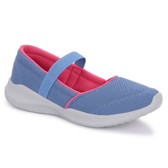 Hirolas Women Walking Sports Shoes Without Laces Ballerina Flats