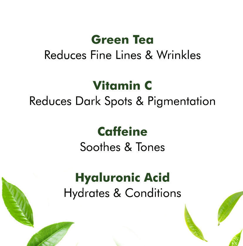mCaffeine Green Tea Night Gel With Vitamin C - 50ml