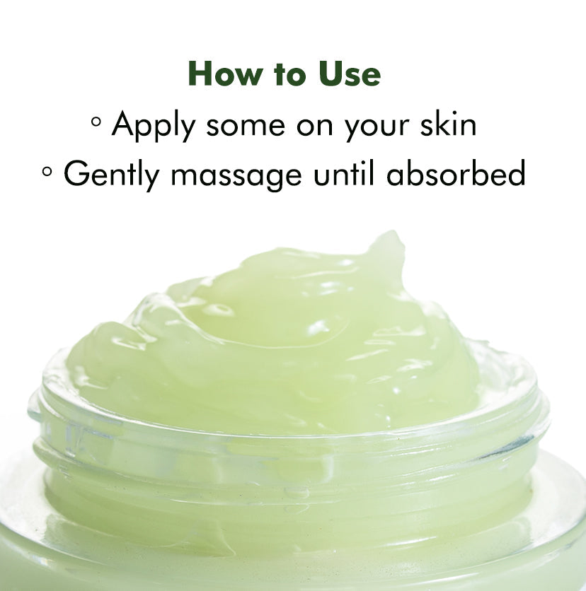 mCaffeine Green Tea Night Gel With Vitamin C - 50ml