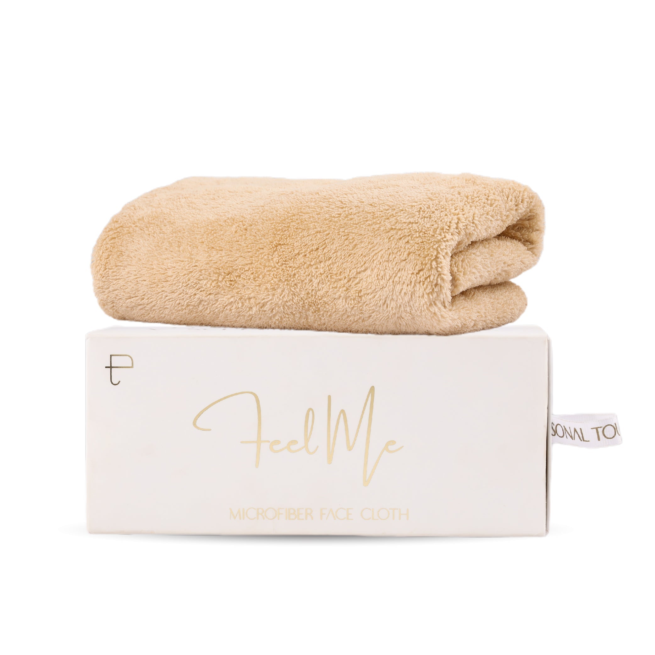 Personal Touch Feel Me Microfiber Face Cloth - Light Brown