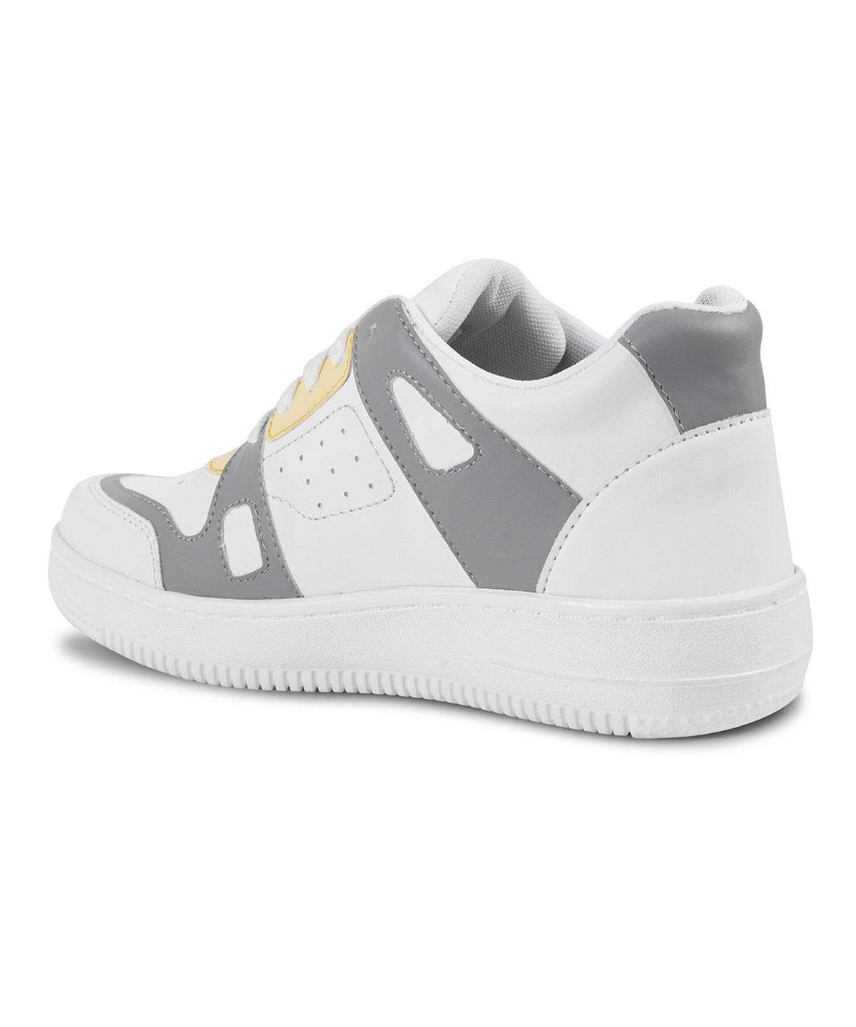JM Looks Sneakers with Dual-Tone Pastel Panels & Cushioned Sole