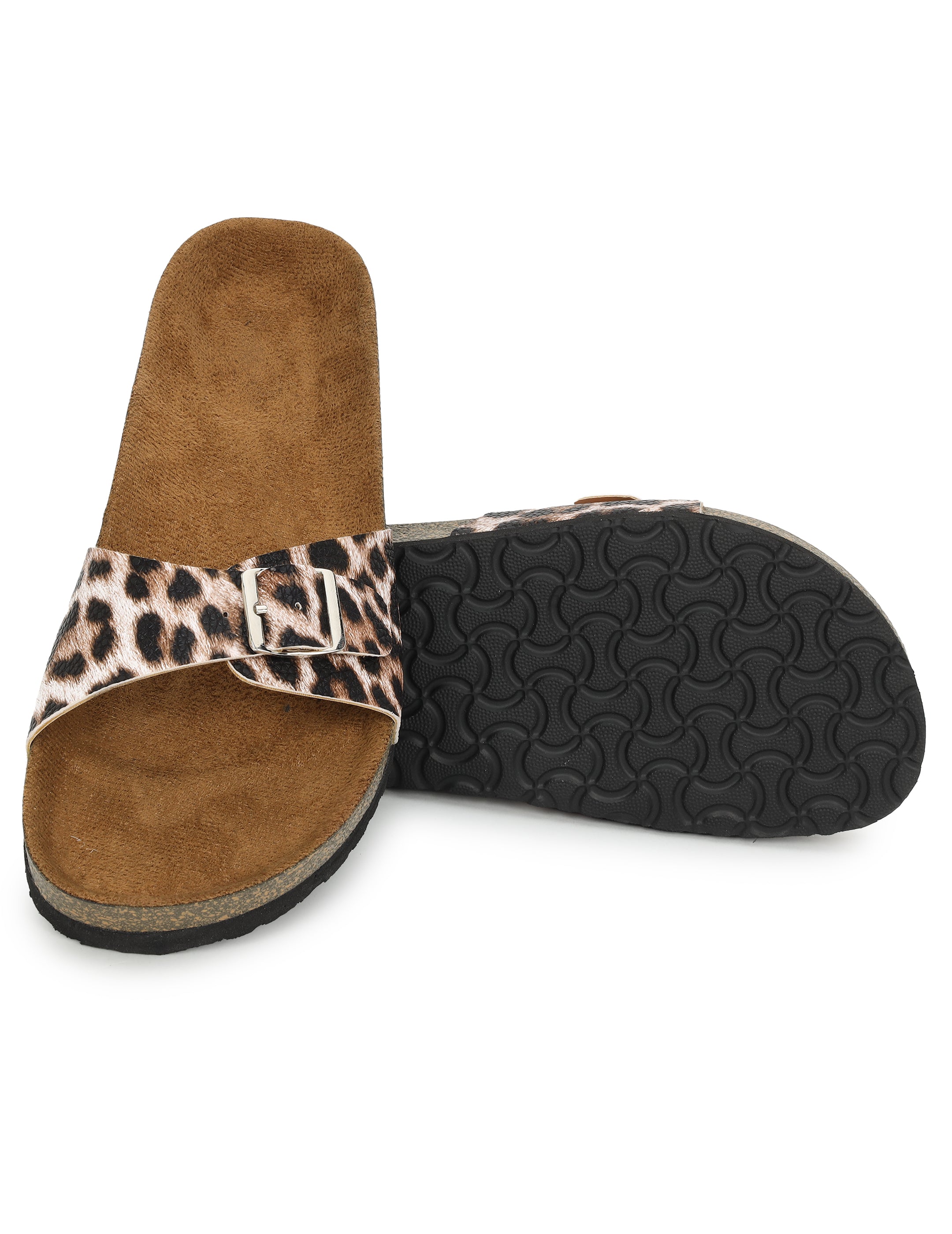 LYDC Leopard Print Sandals for Women - Camden