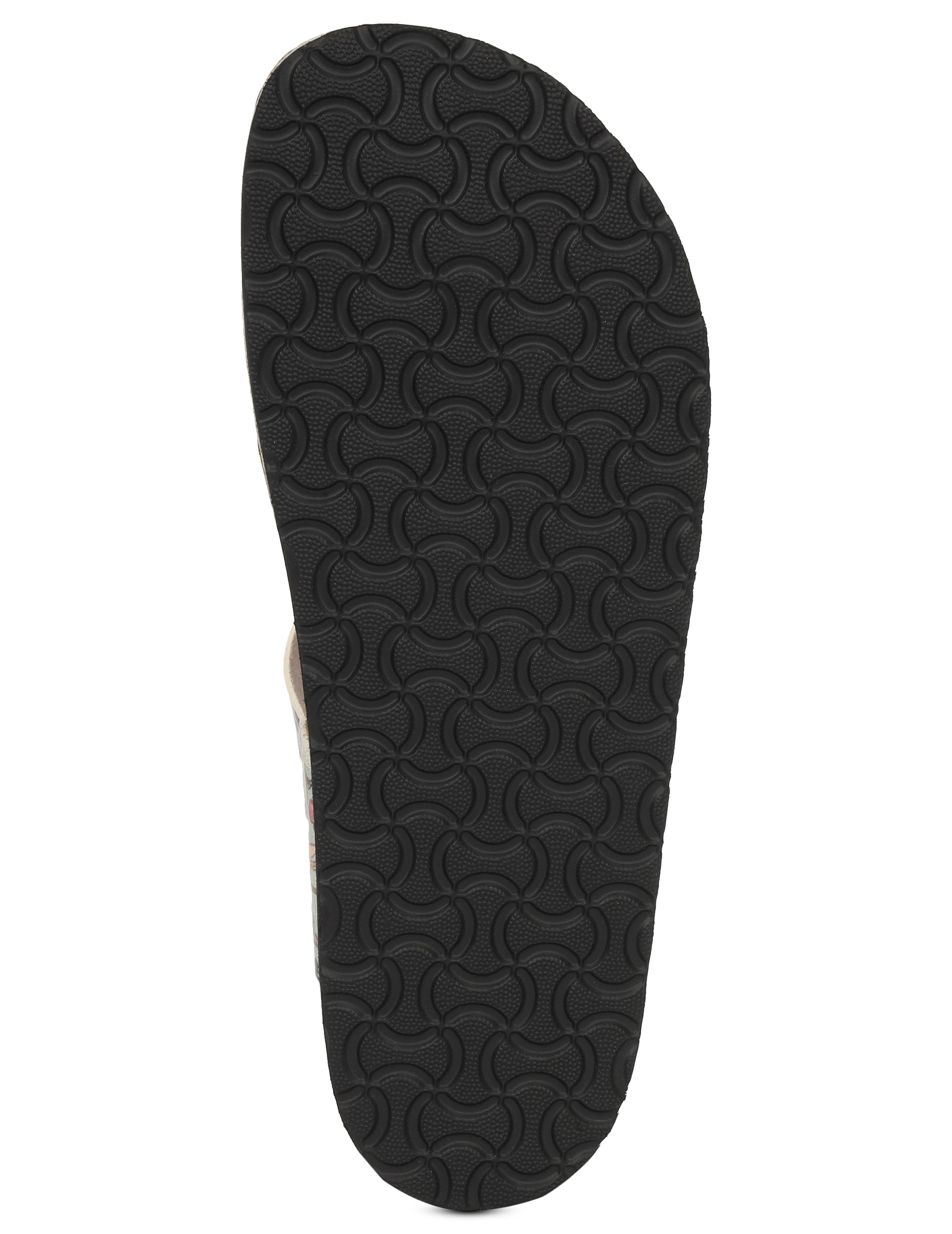 LYDC London - Women's Madhubani Print T Strap Fashion Sandals - Regent - Green