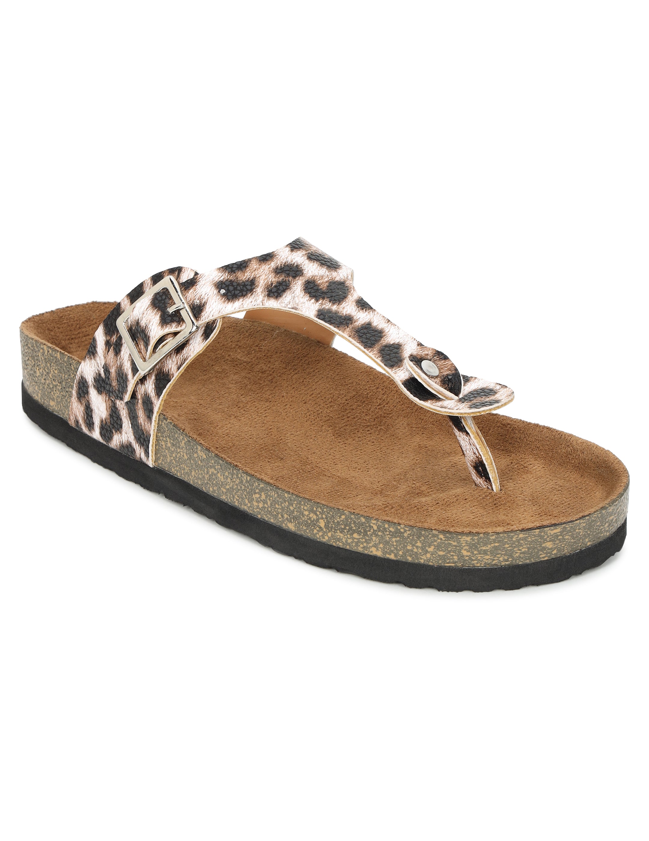LYDC Leopard Print Sandals for Women - Regent