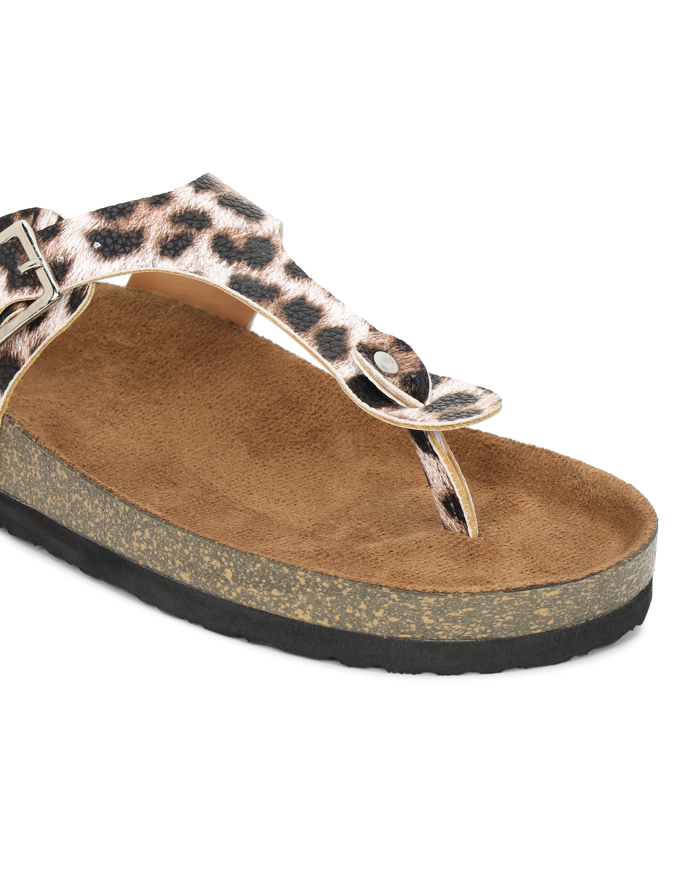LYDC Leopard Print Sandals for Women - Regent
