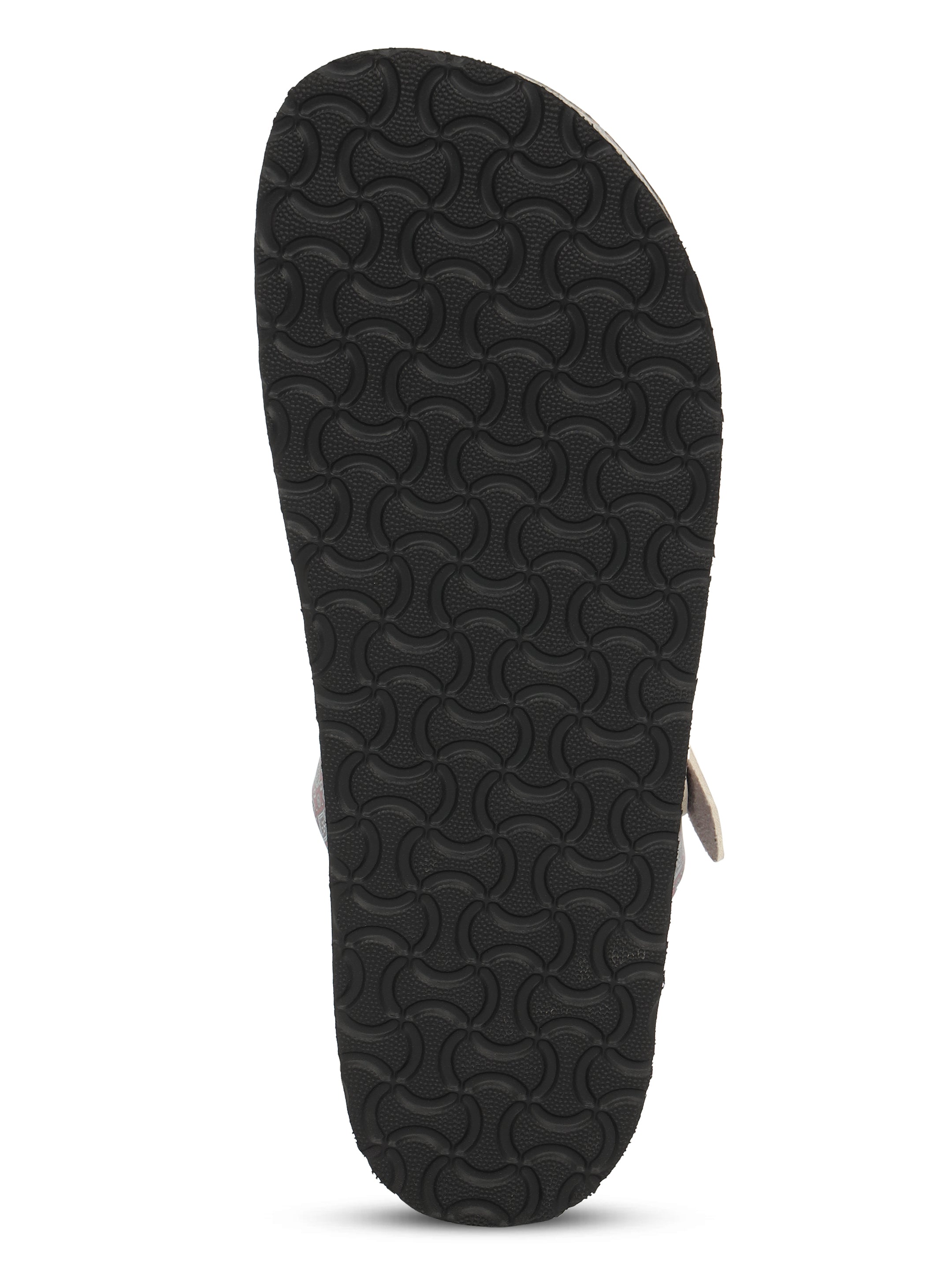LYDC London - Women's Ajrak Print Fashion Sandals - Soho - Maroon