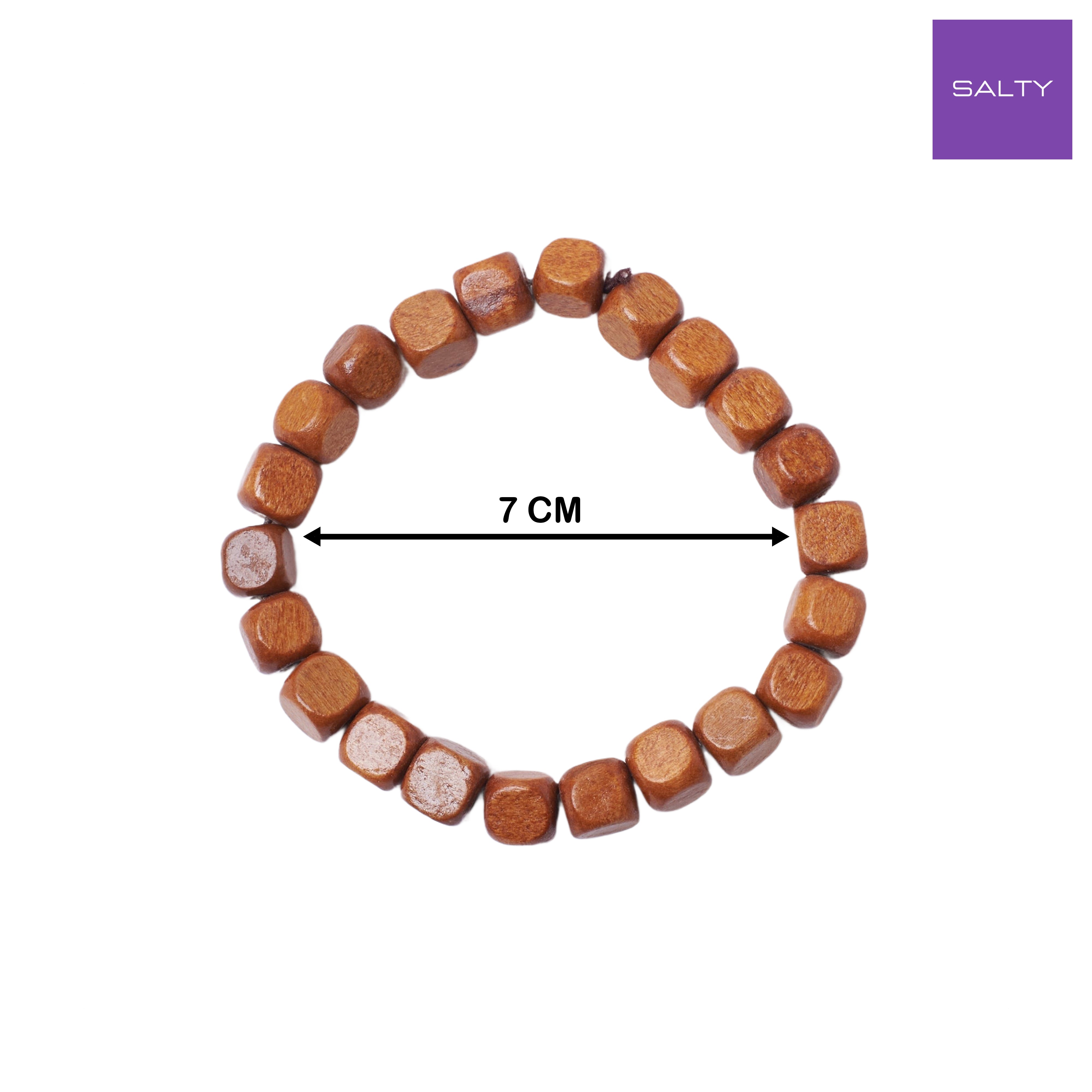 Salty March Birthstone Beaded Band
