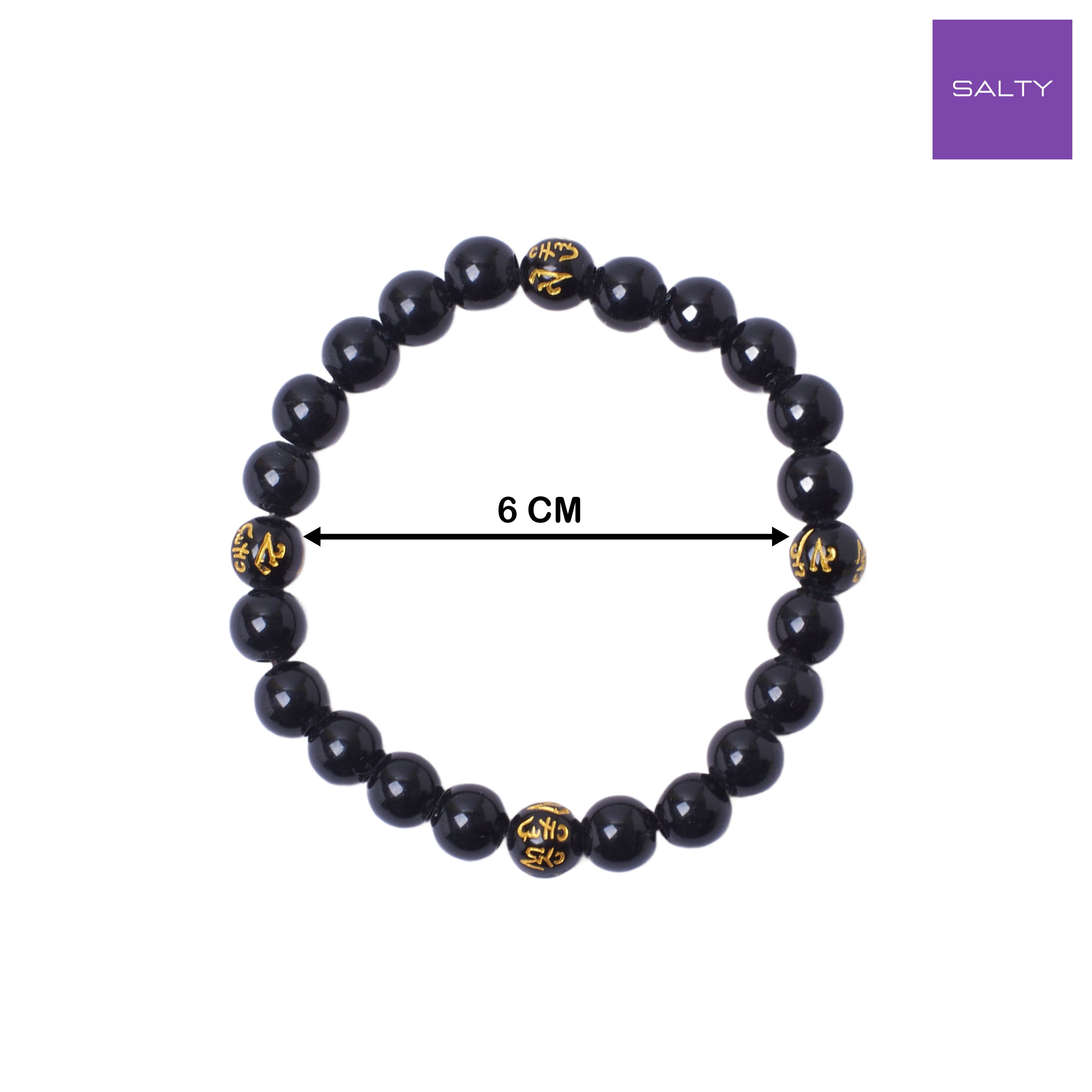 Salty February Birthstone Beaded Band