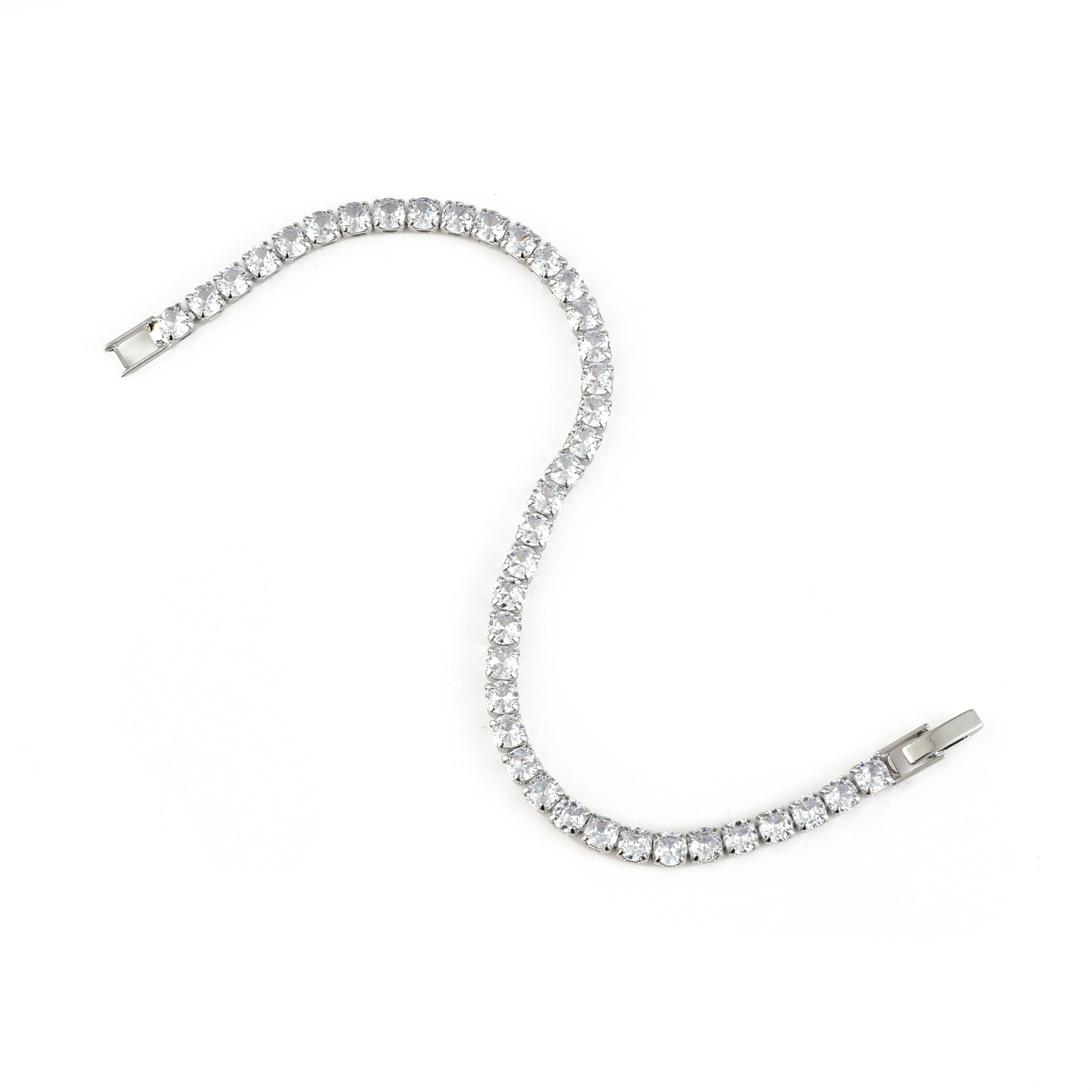Salty Radiance Tennis Bracelet - Silver