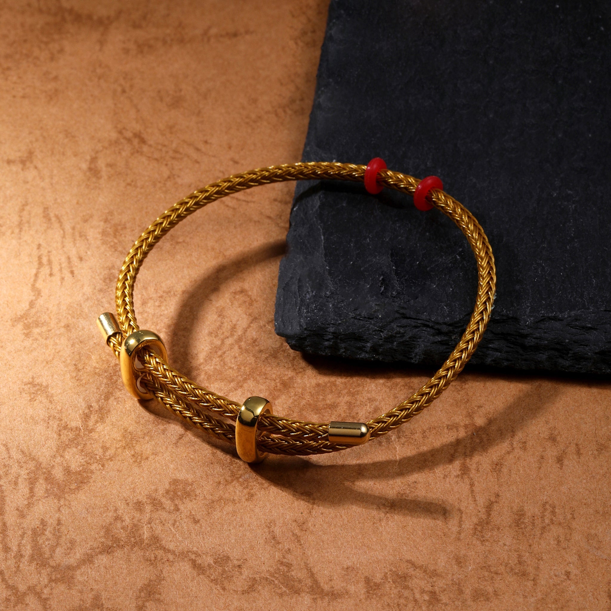 Salty Adjustable Braided Wire Bracelet