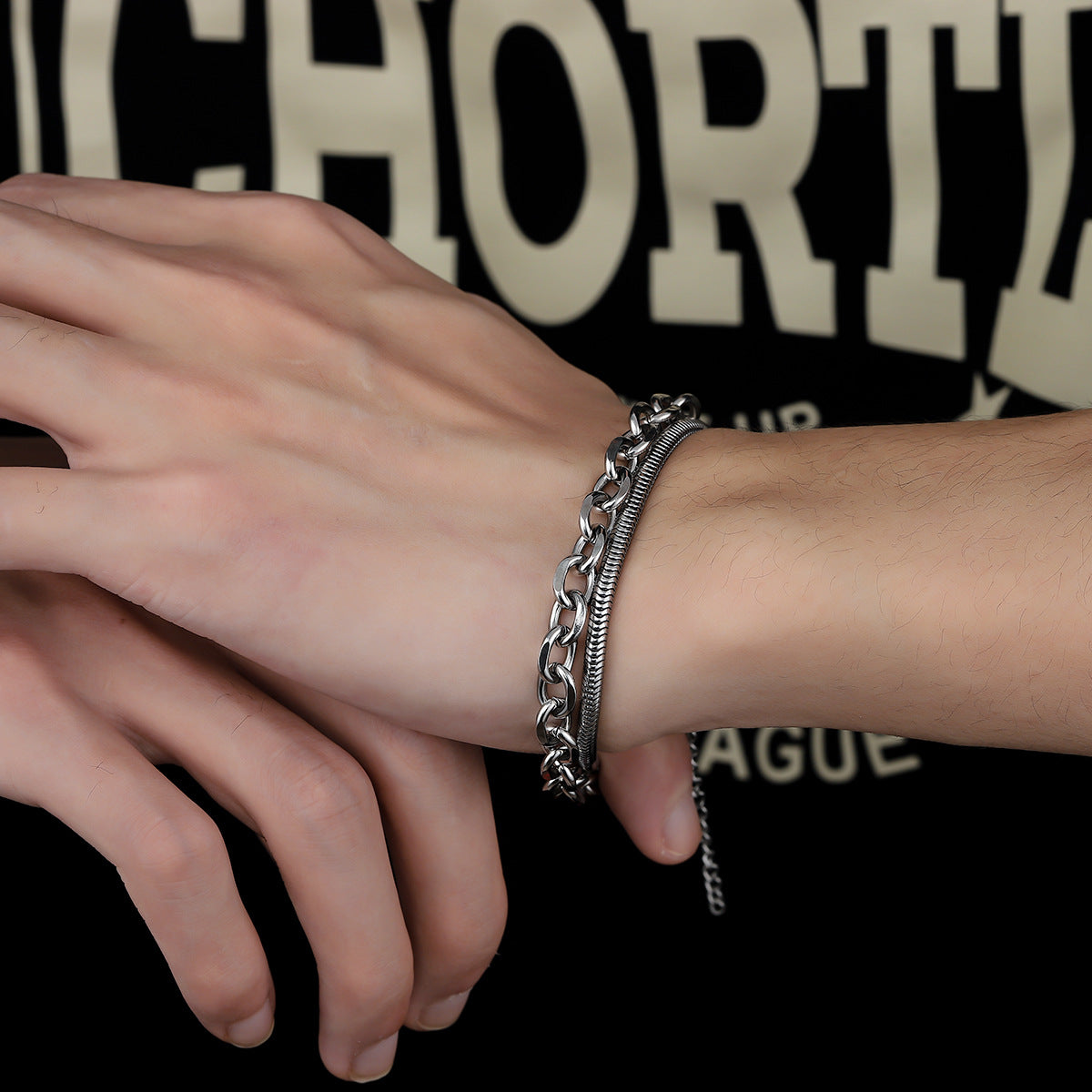 Salty Serpent Orbit Duo Bracelet