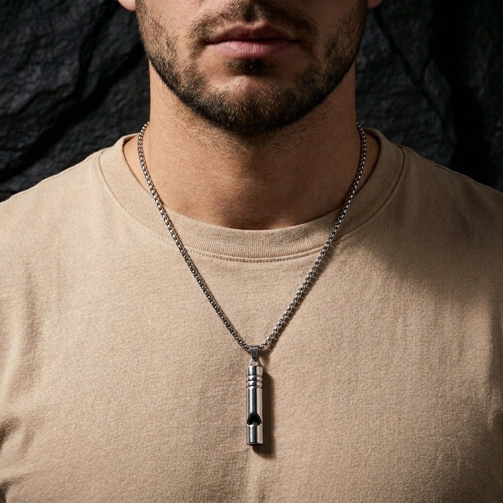 Salty Viking horn Silver Chain
