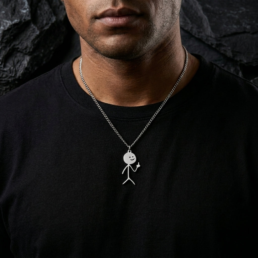 Salty Be Yourself Be You Silver Chain