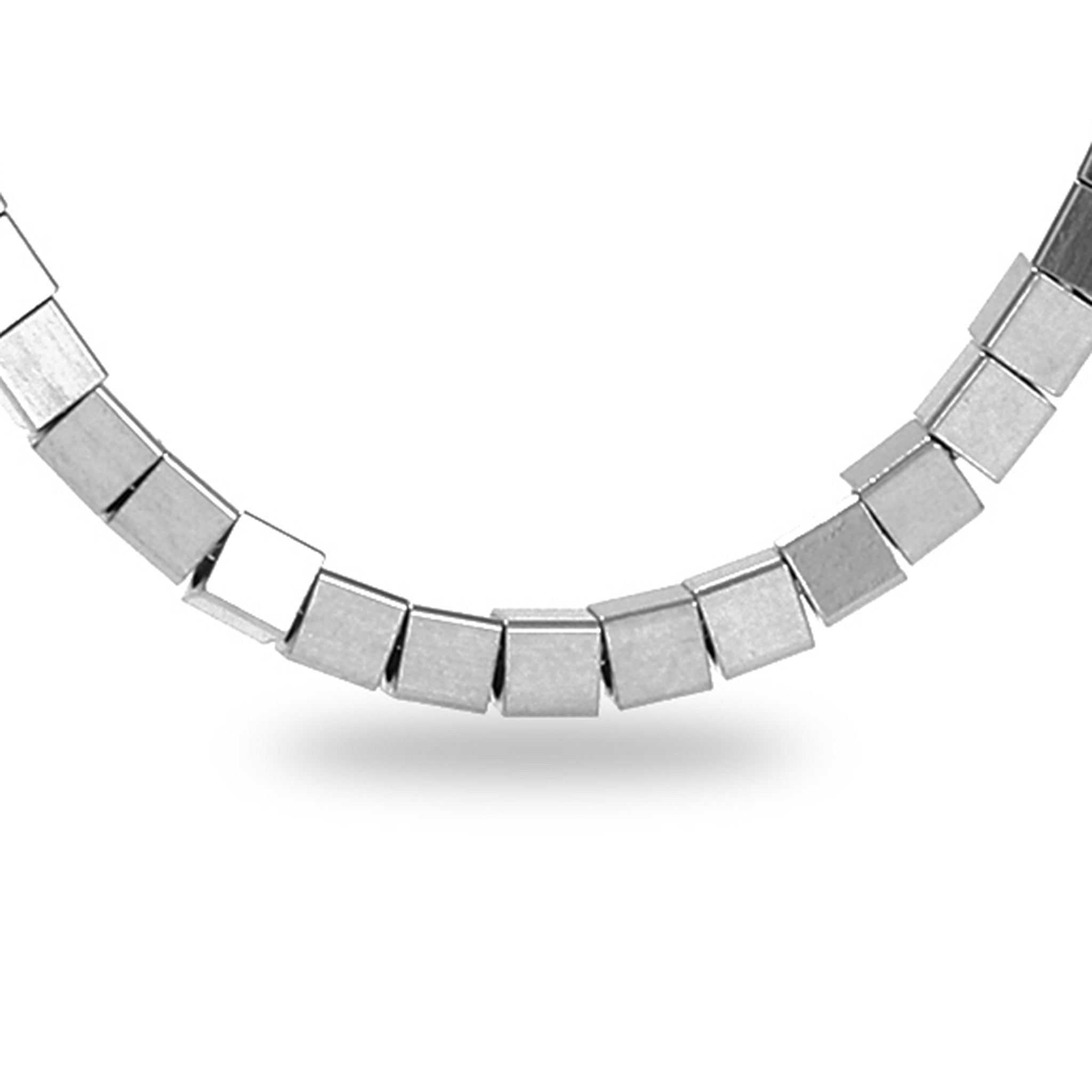 Salty Silver Chevron Chain