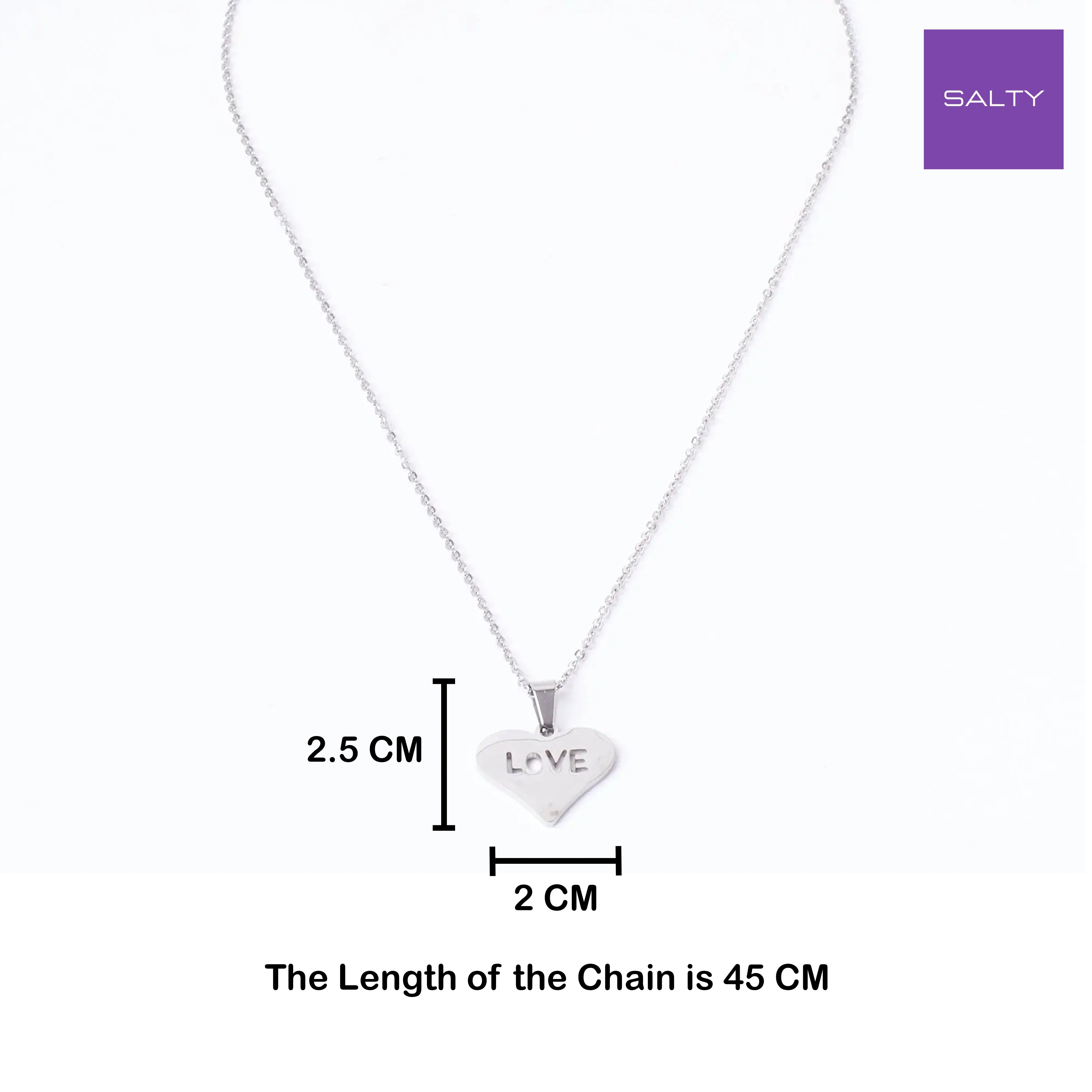 Salty Beloved Silver Chain