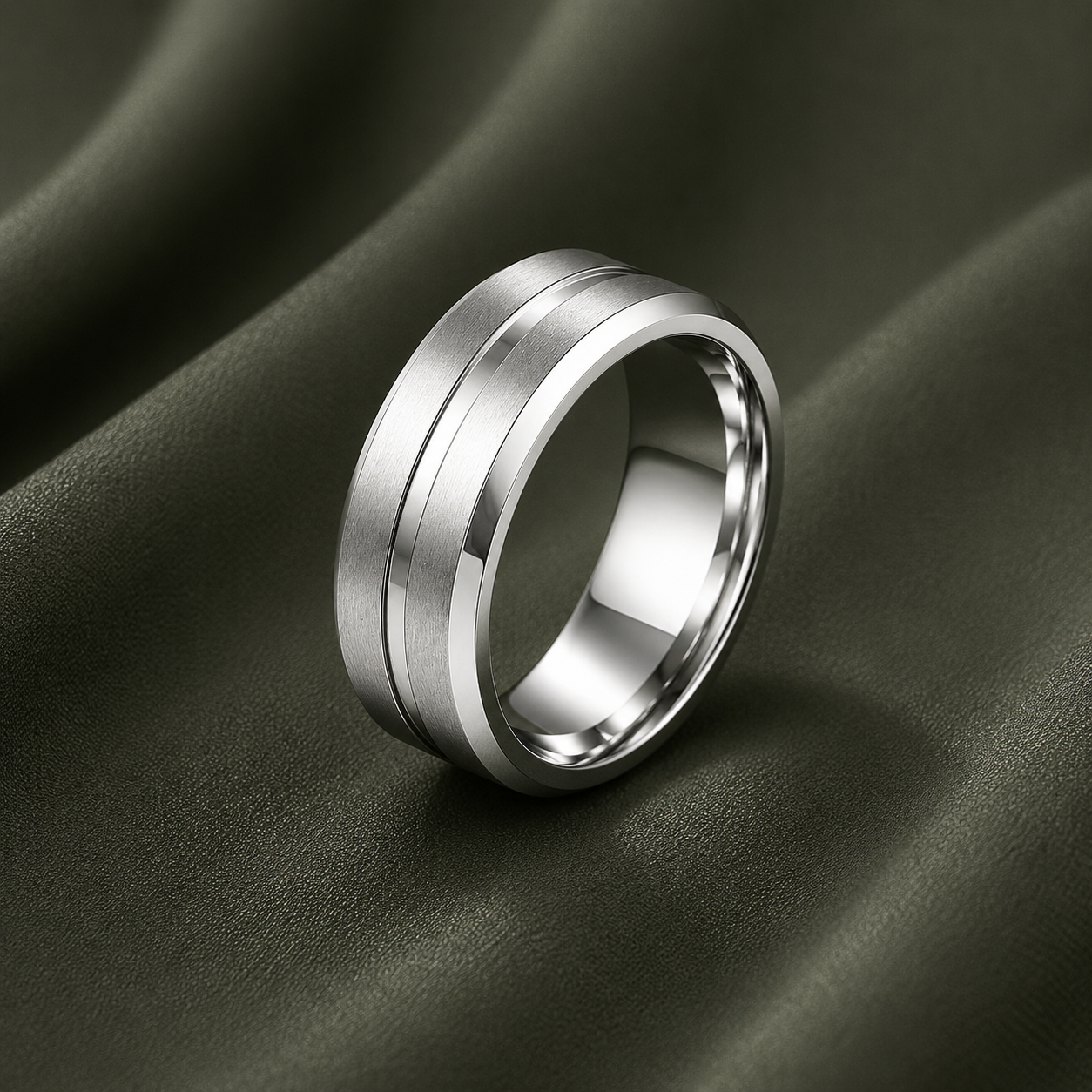 Salty Caspian Silver Ring