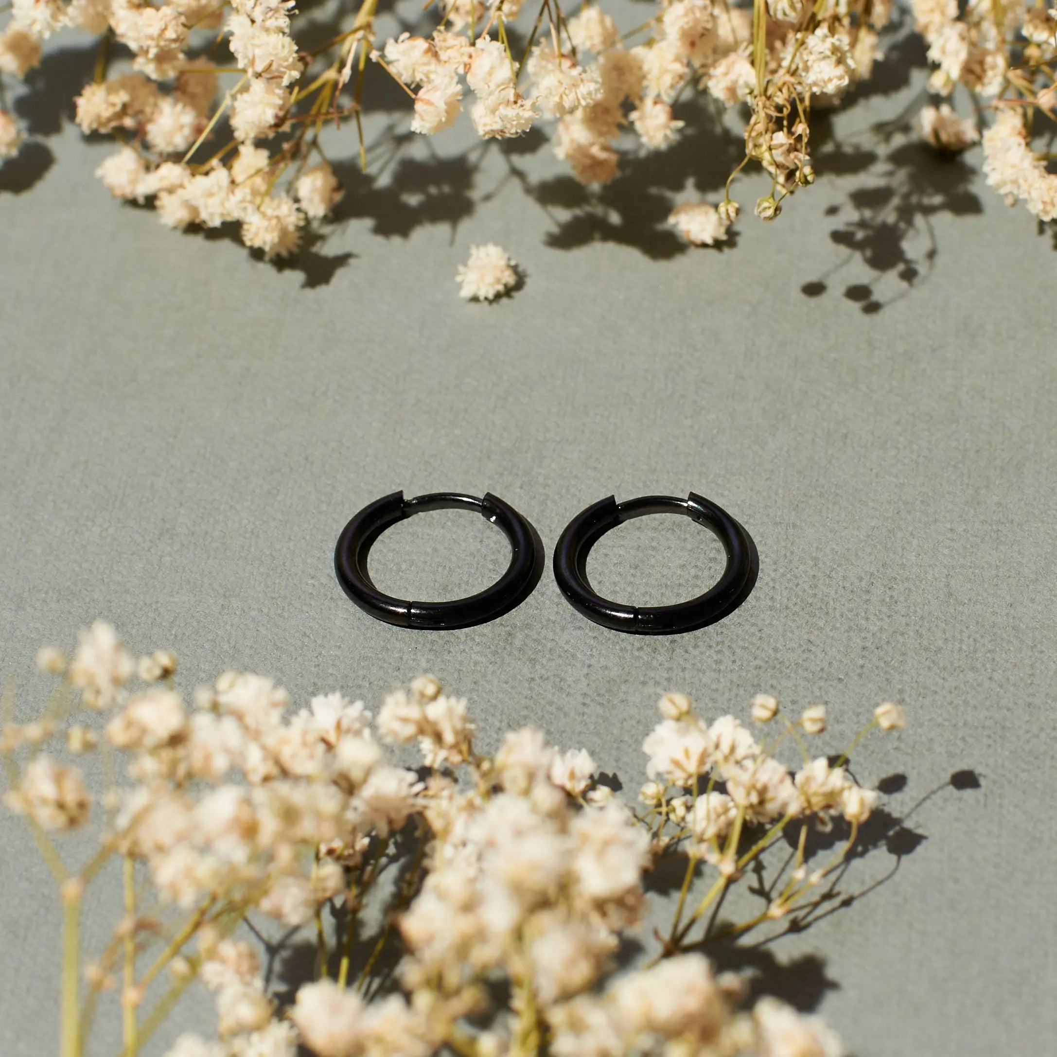 Salty Midas Black Earrings