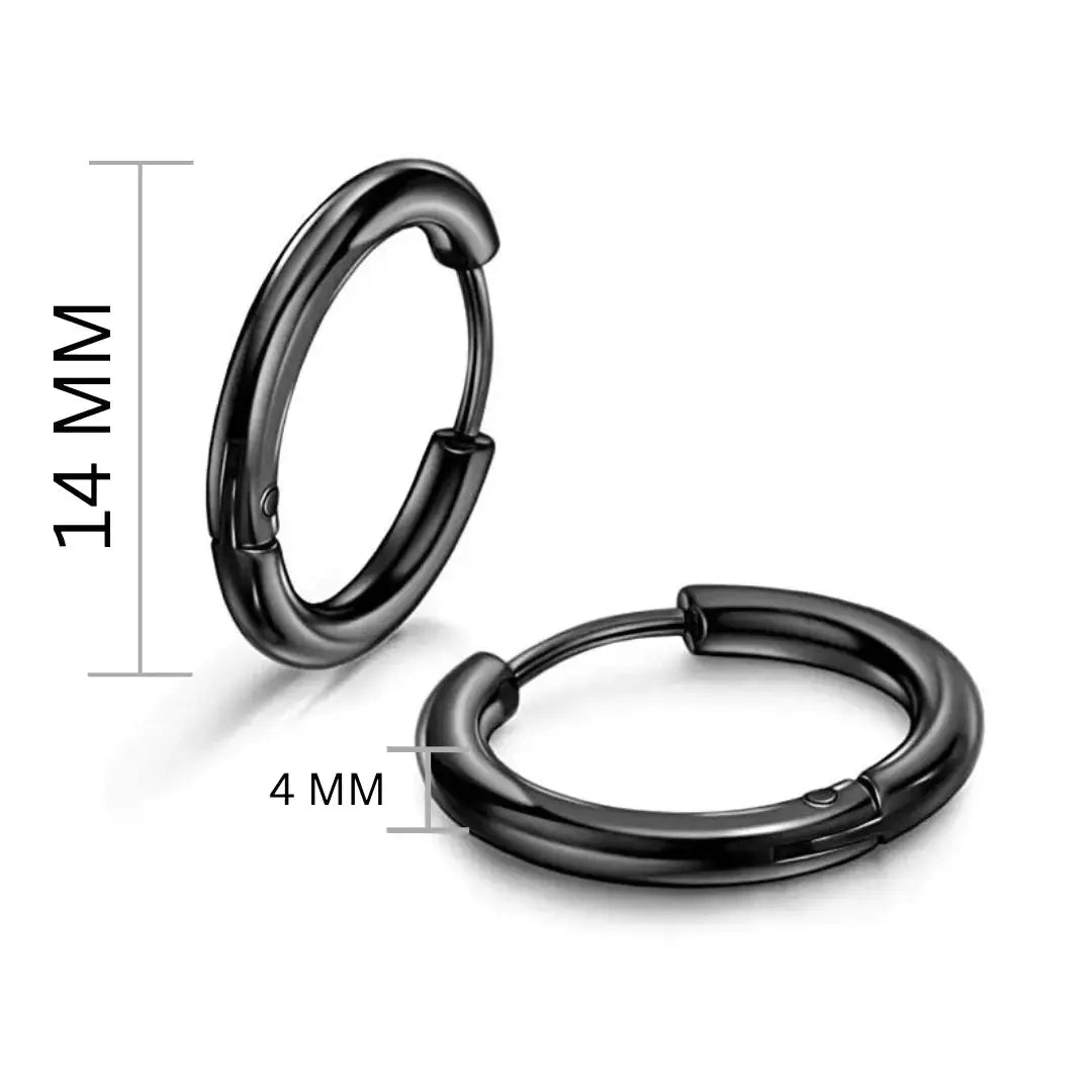 Salty Midas Black Earrings