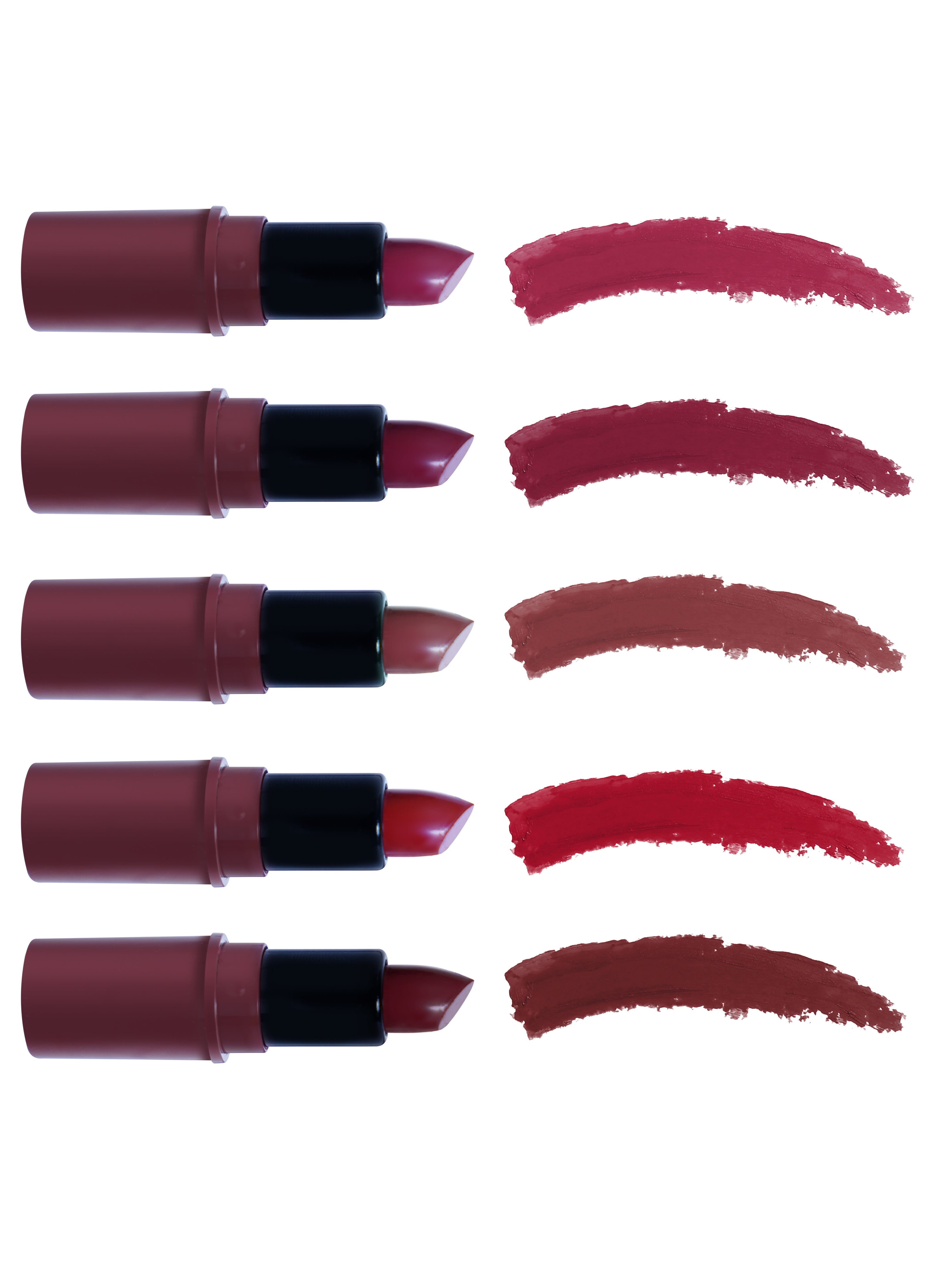 Recode Bold Blossom Matte Mini Bullet Lipstick Set Of 5( 5 X 1.5 G)