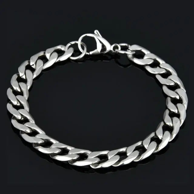 Salty Modern Monk Silver Bracelet