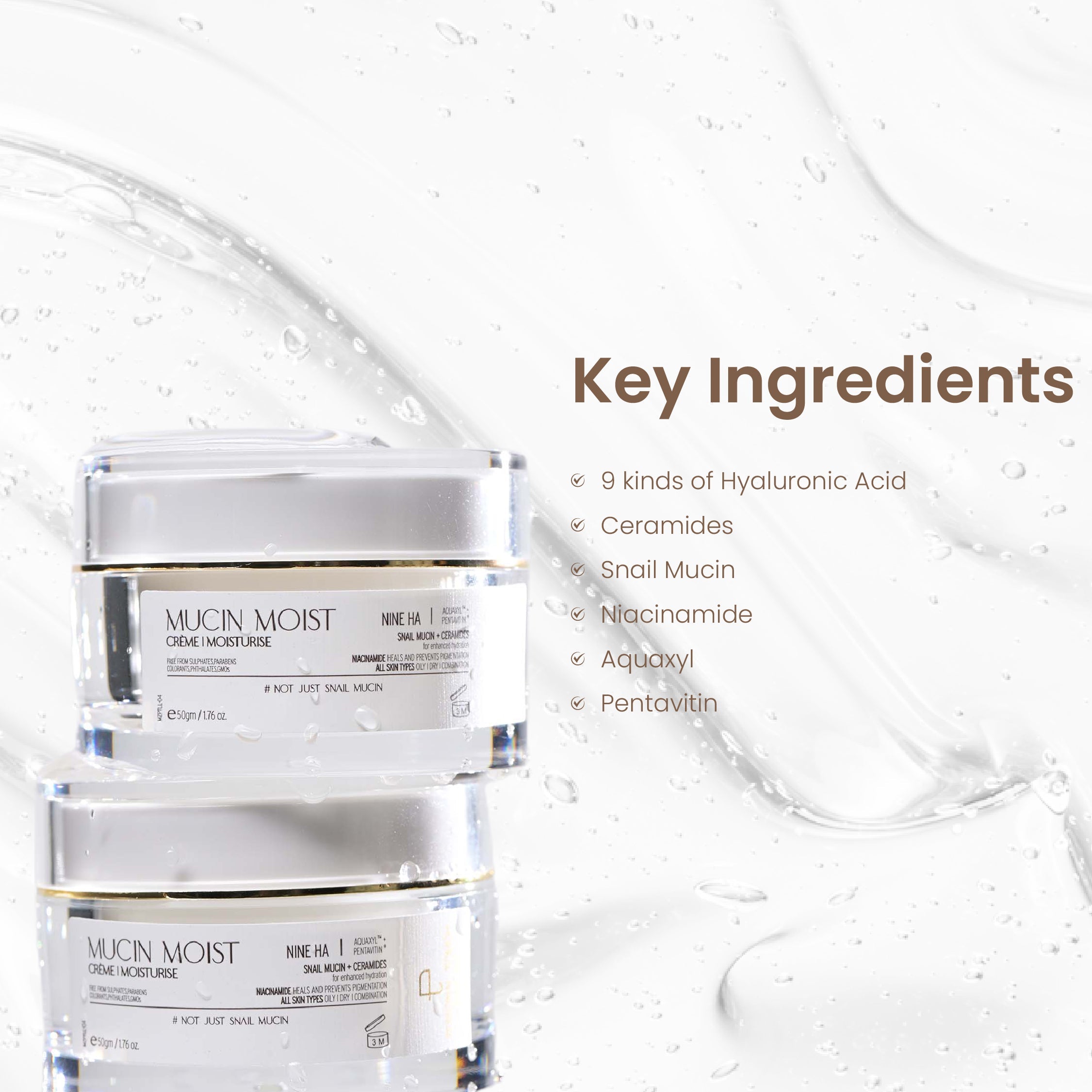Personal Touch Mucin Creme - All In 1 Snail Mucin Creme Gel 50g
