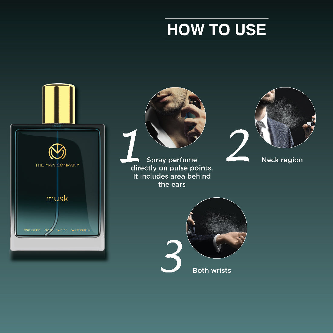 The Man Company Eau De Parfum Musk - 100ml