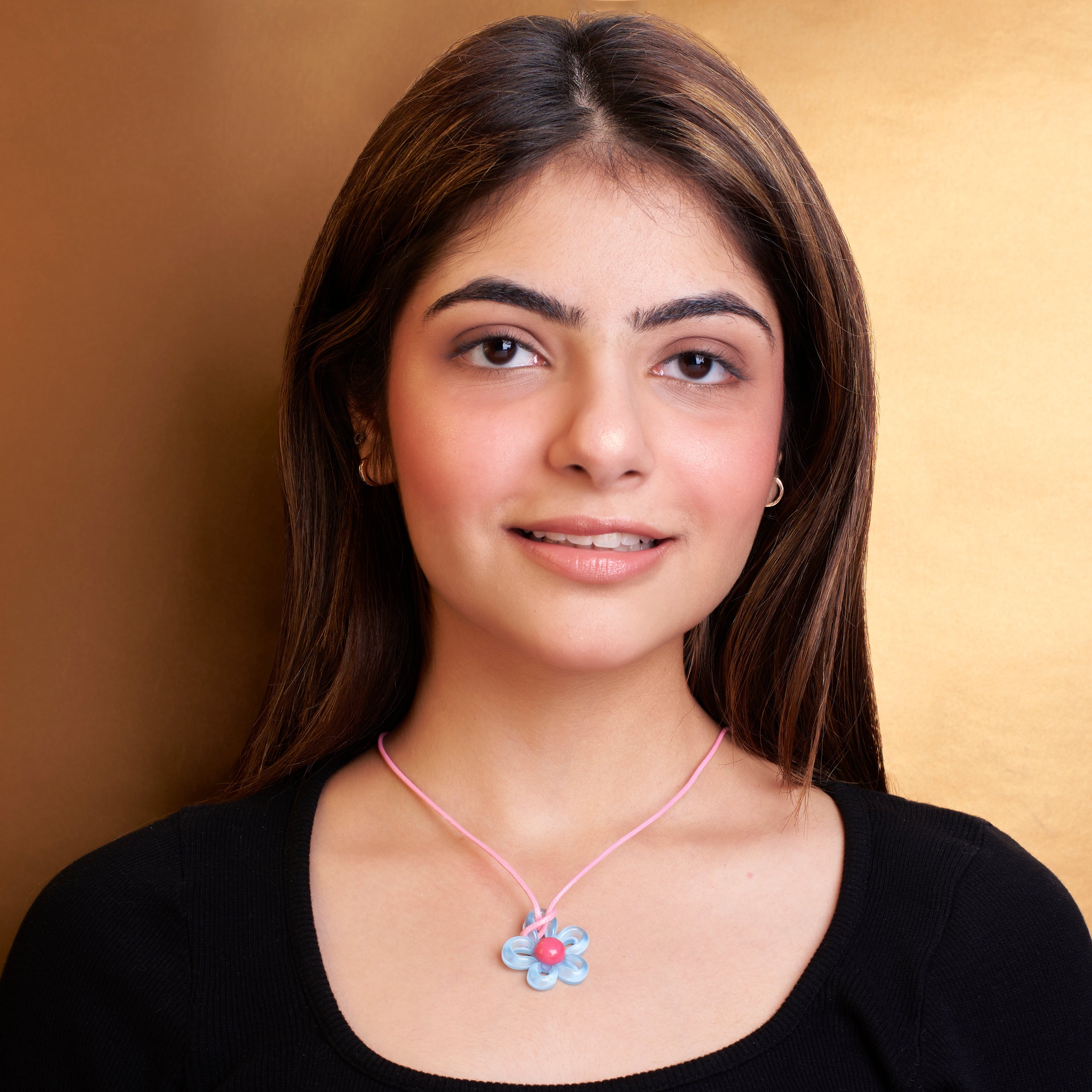 Salty Blooming Floral Statement Necklace
