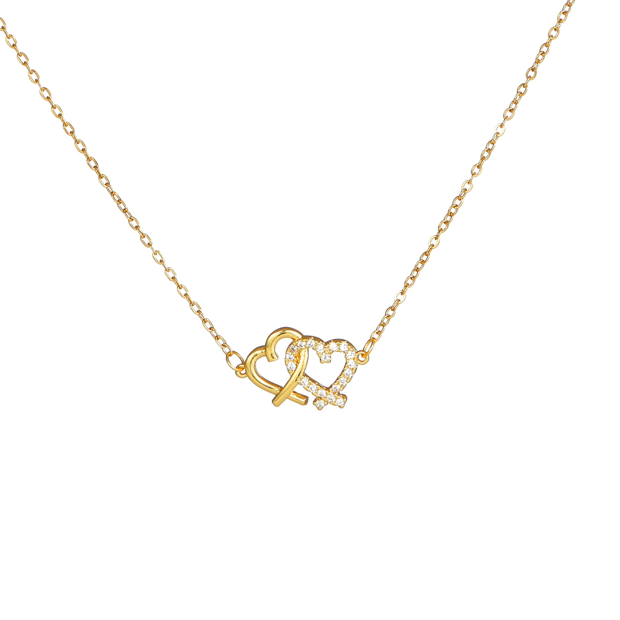 Salty Linked Hearts Necklace