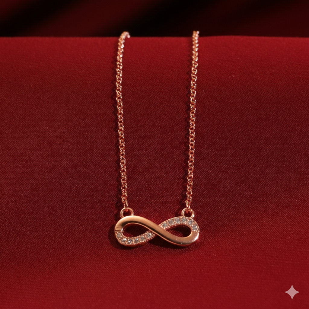 Salty Eternal Connection Symbol White Necklace