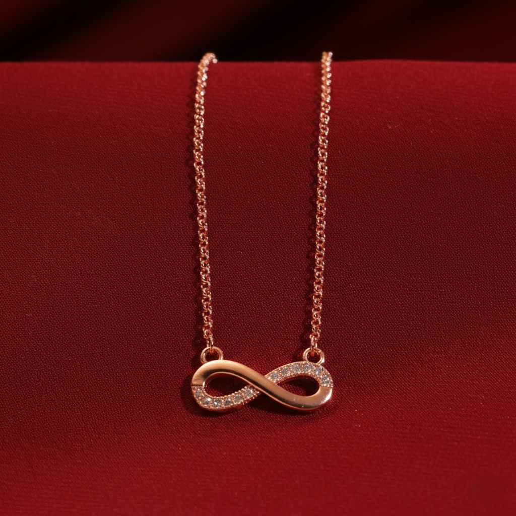 Salty Eternal Connection Symbol White Necklace
