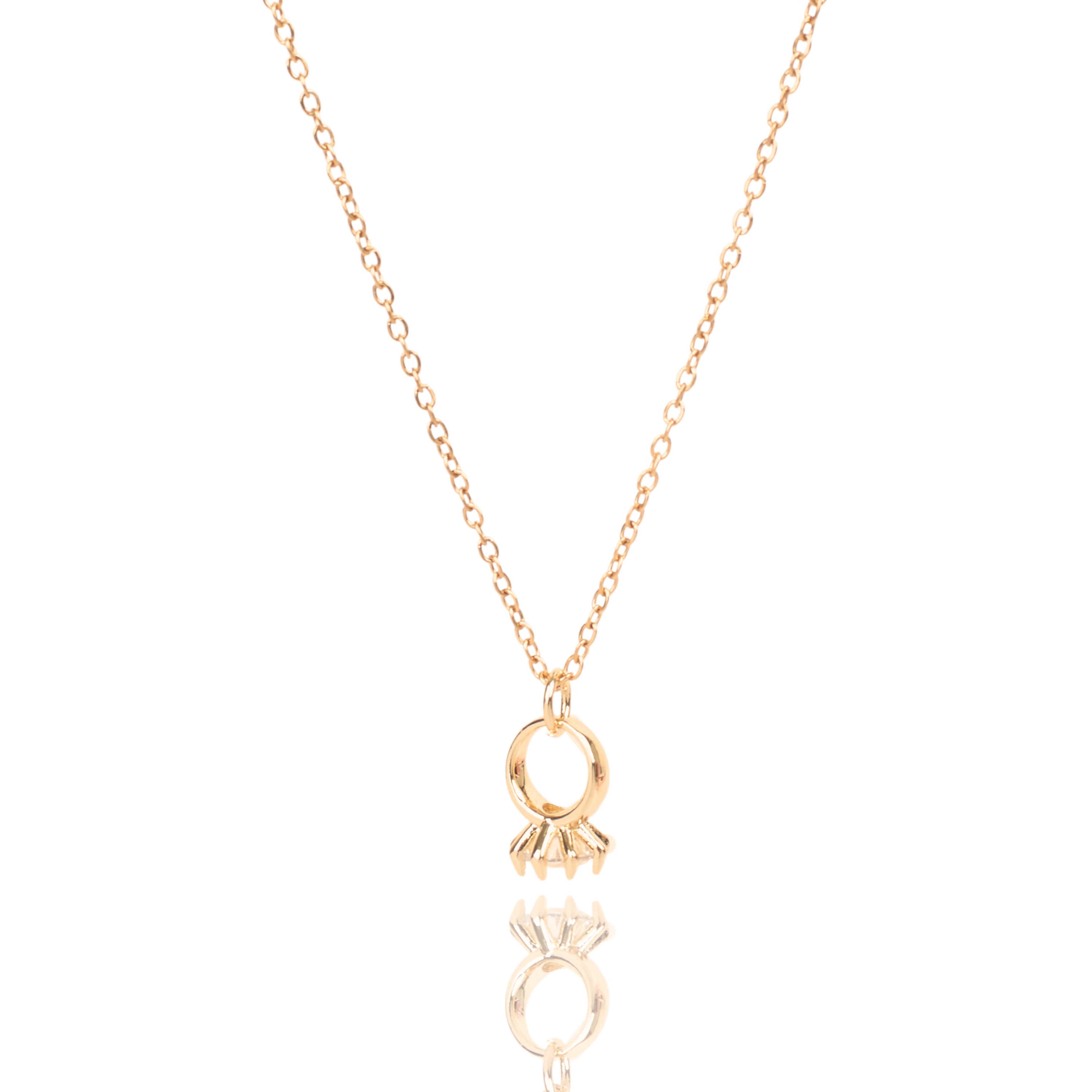 Salty Promise Ring Necklace