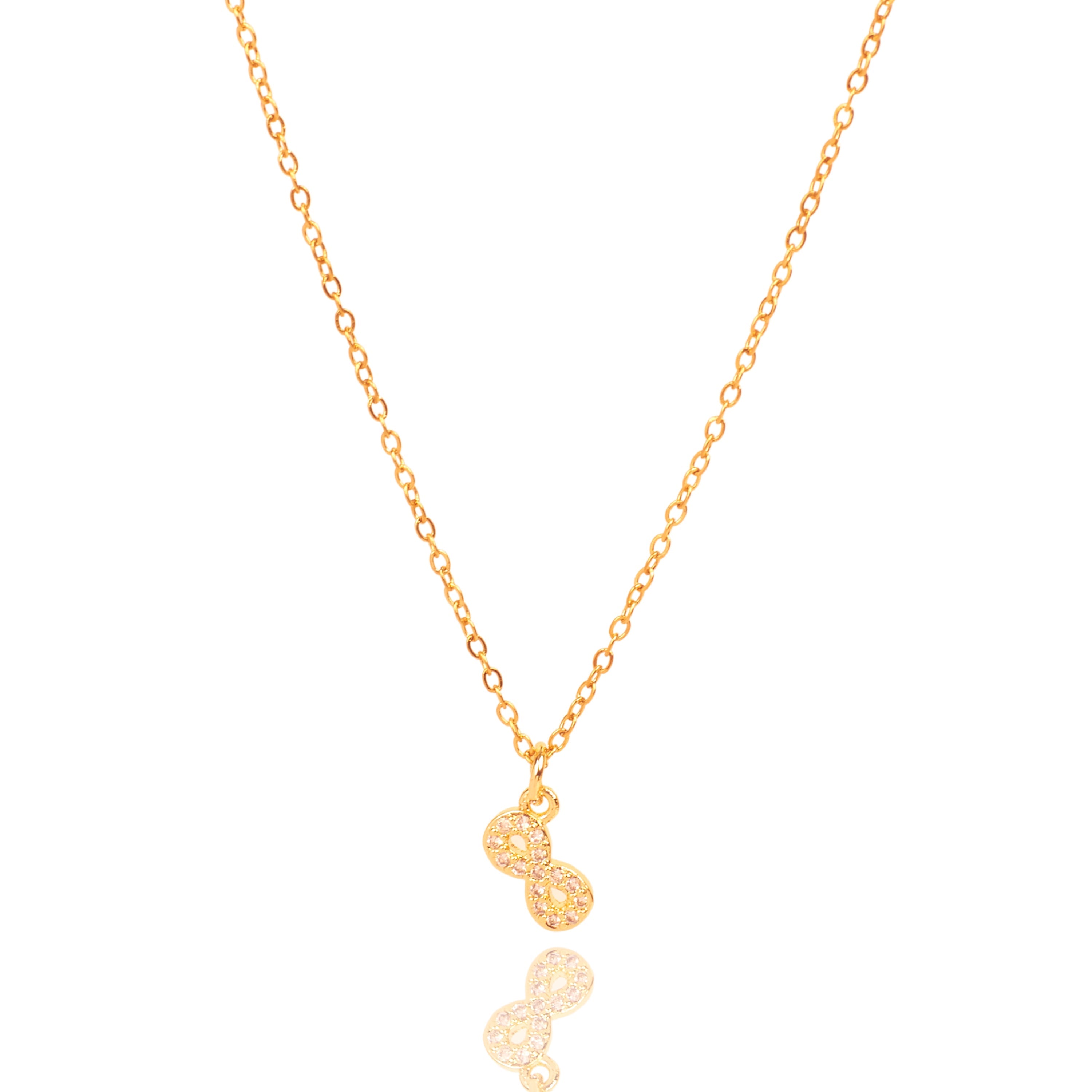 Salty Infinity Charm Necklace